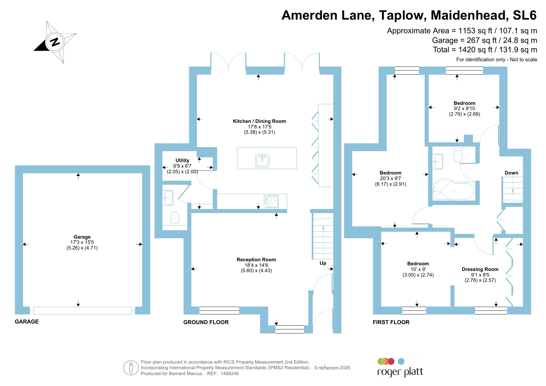 2a, Arch Cottage, Amerden Lane, Maidenhead floorplan