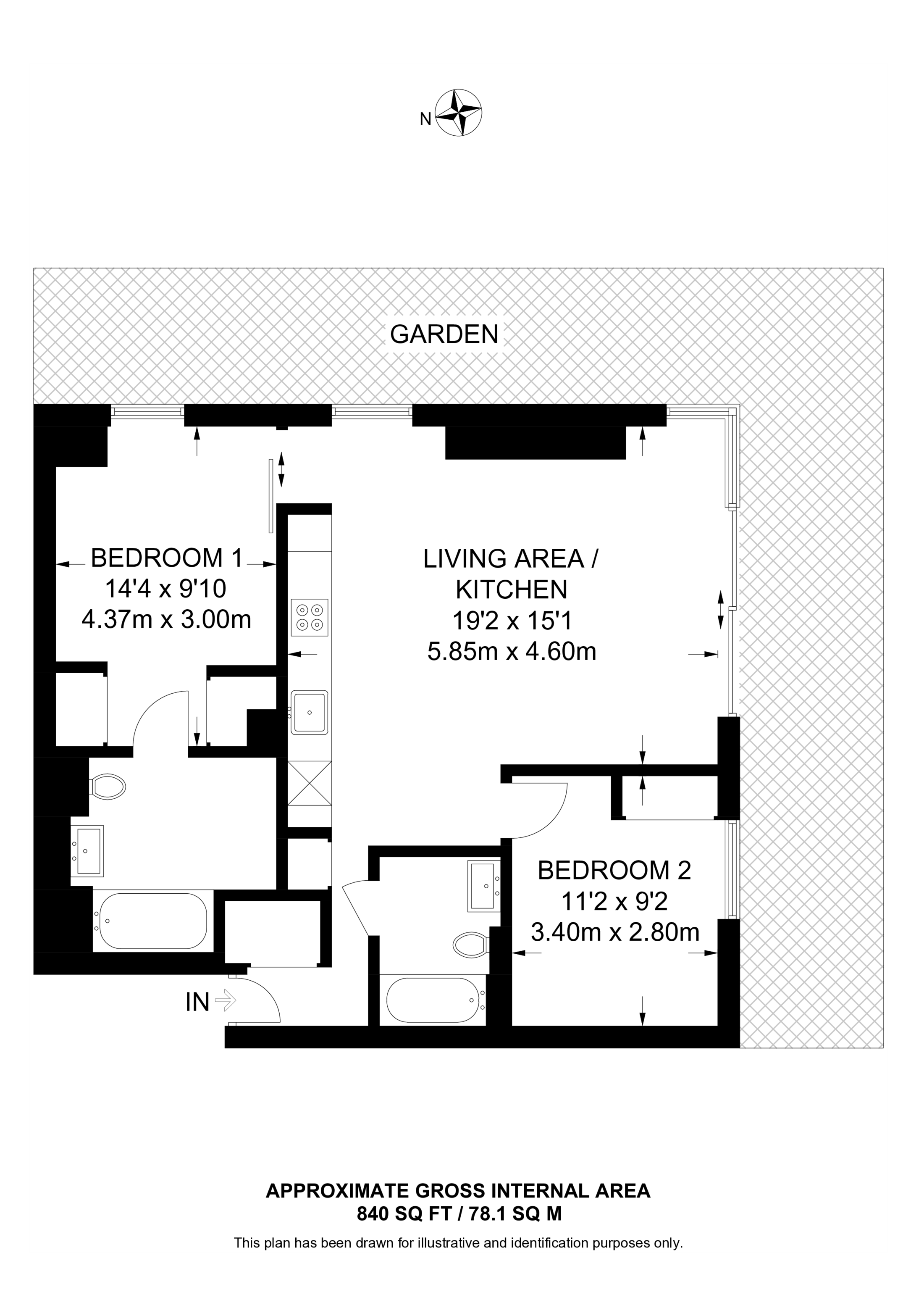 Bagshaw Building, Canary Wharf floorplan