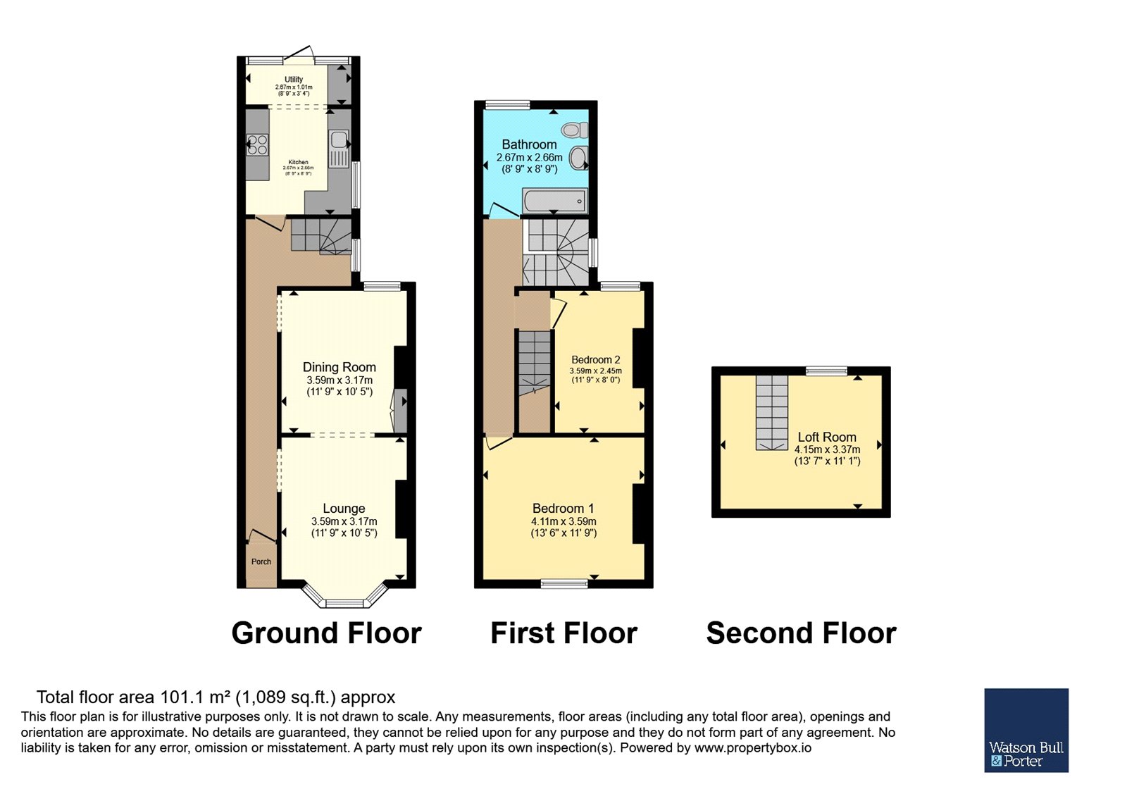 97, Upper Yarborough Road, Isle of Wight floorplan