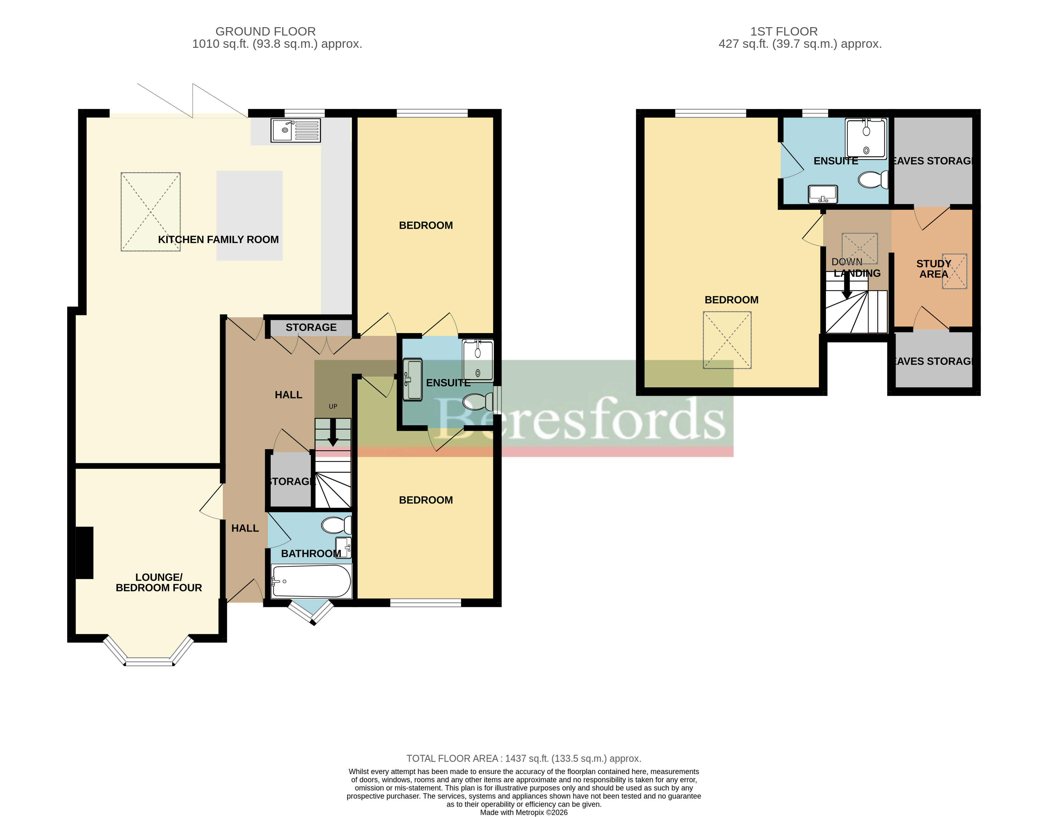 133, Alma Avenue, Hornchurch floorplan