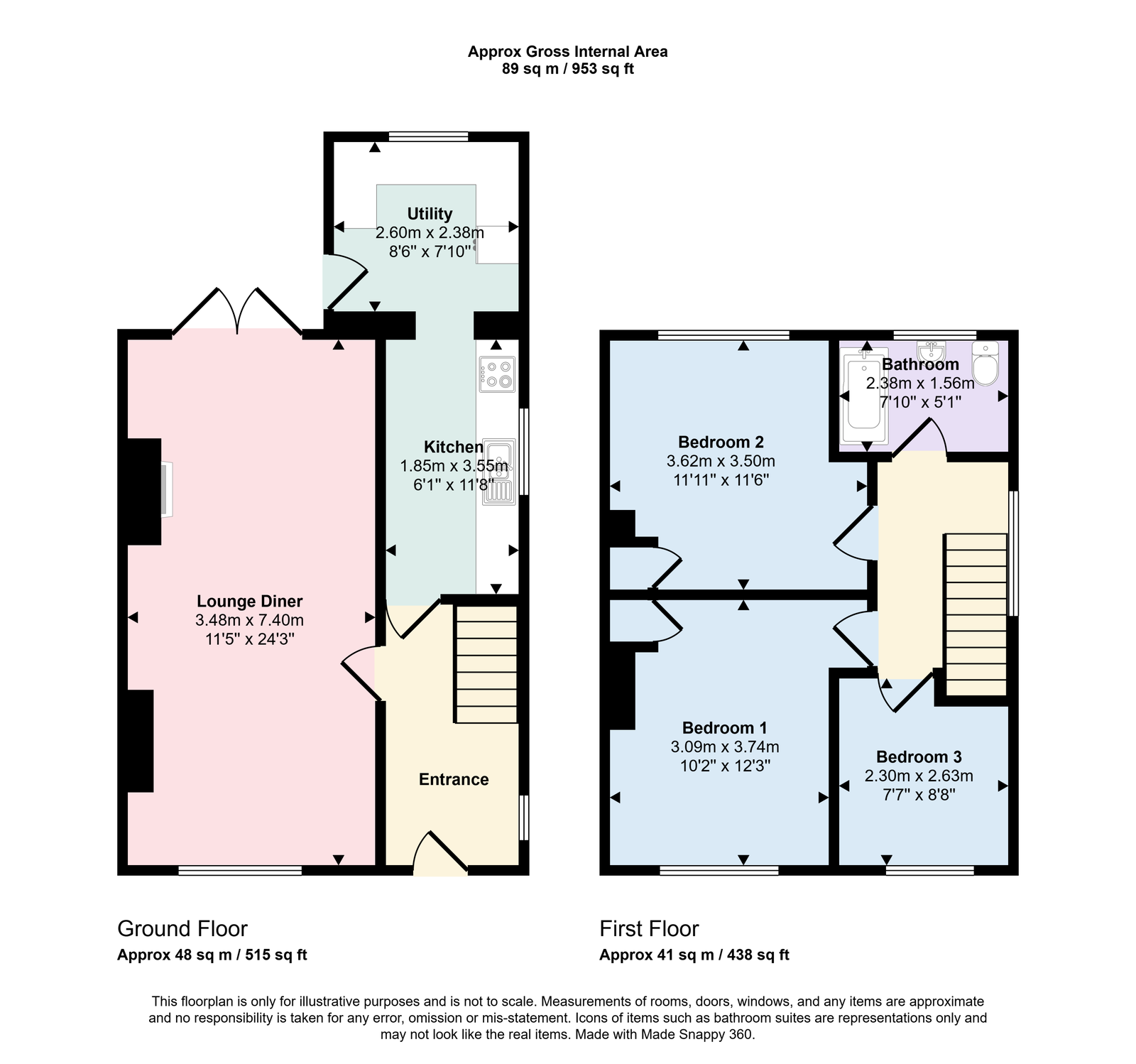 6, The Hill, Cockermouth floorplan