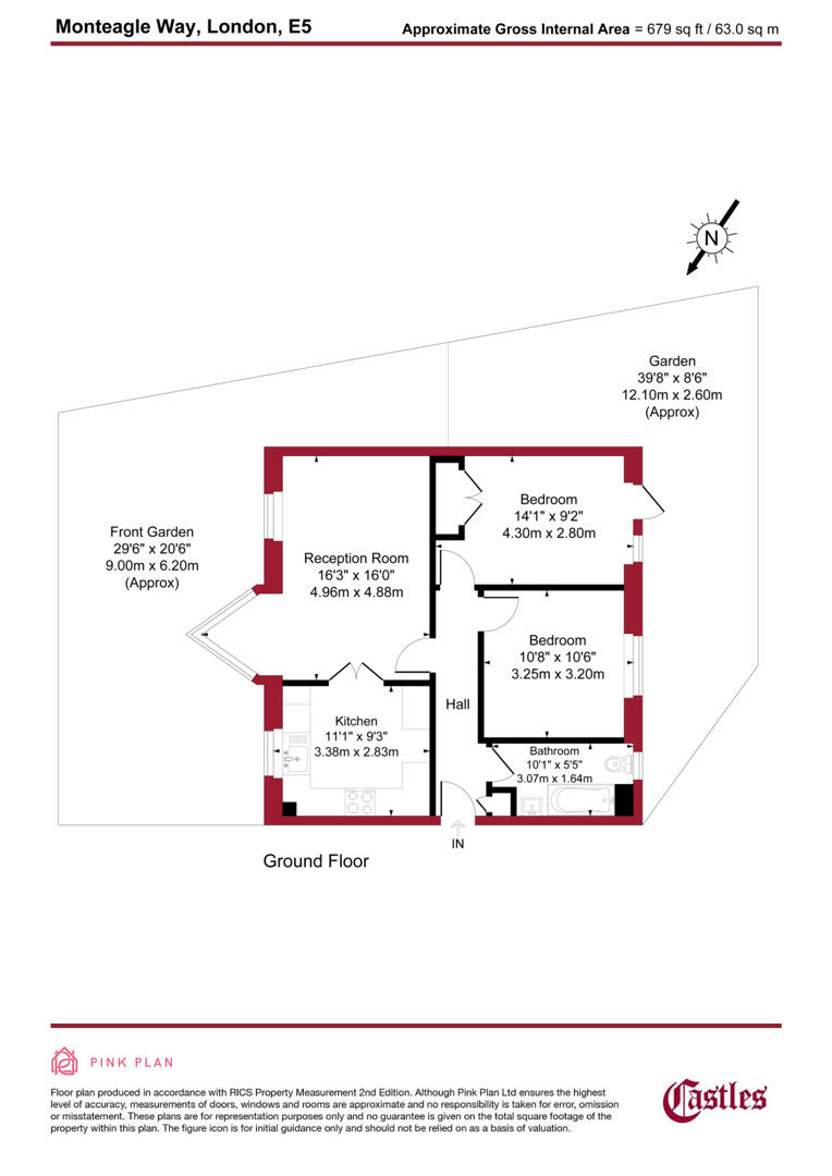 59, Monteagle Way, London floorplan