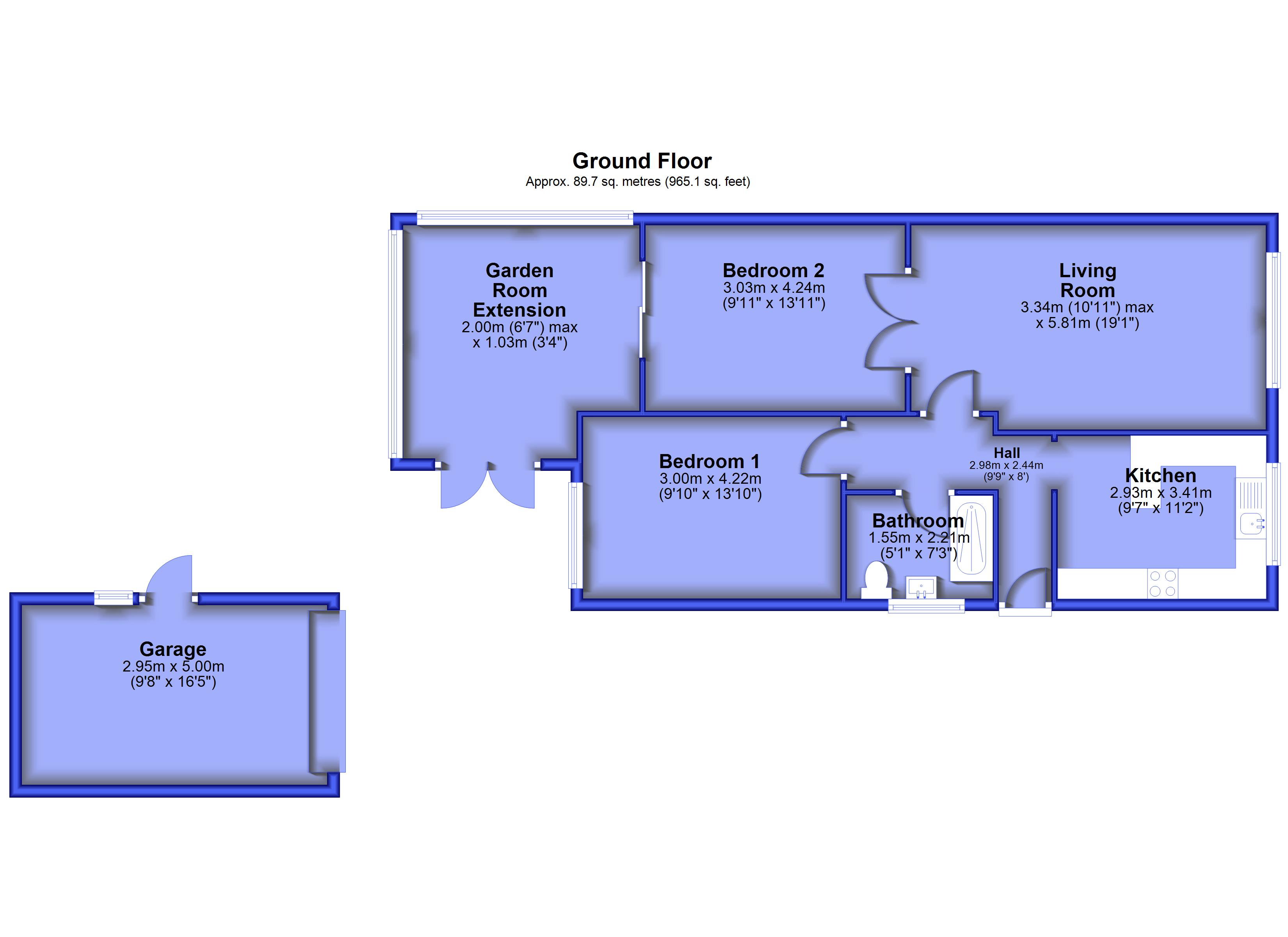 145, Woodside Road, Lancashire floorplan