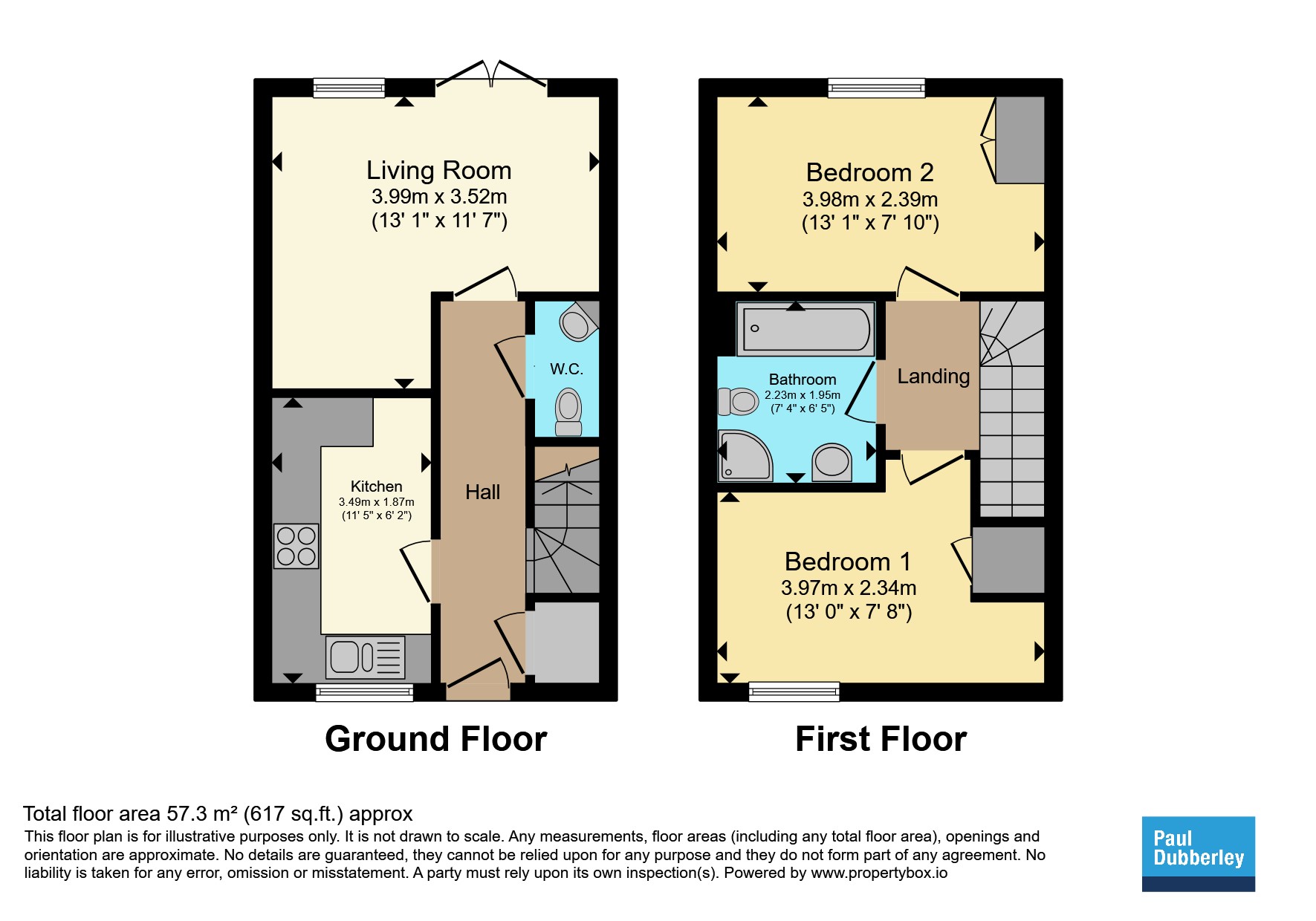 22, Pitchwood Close, Wednesbury floorplan