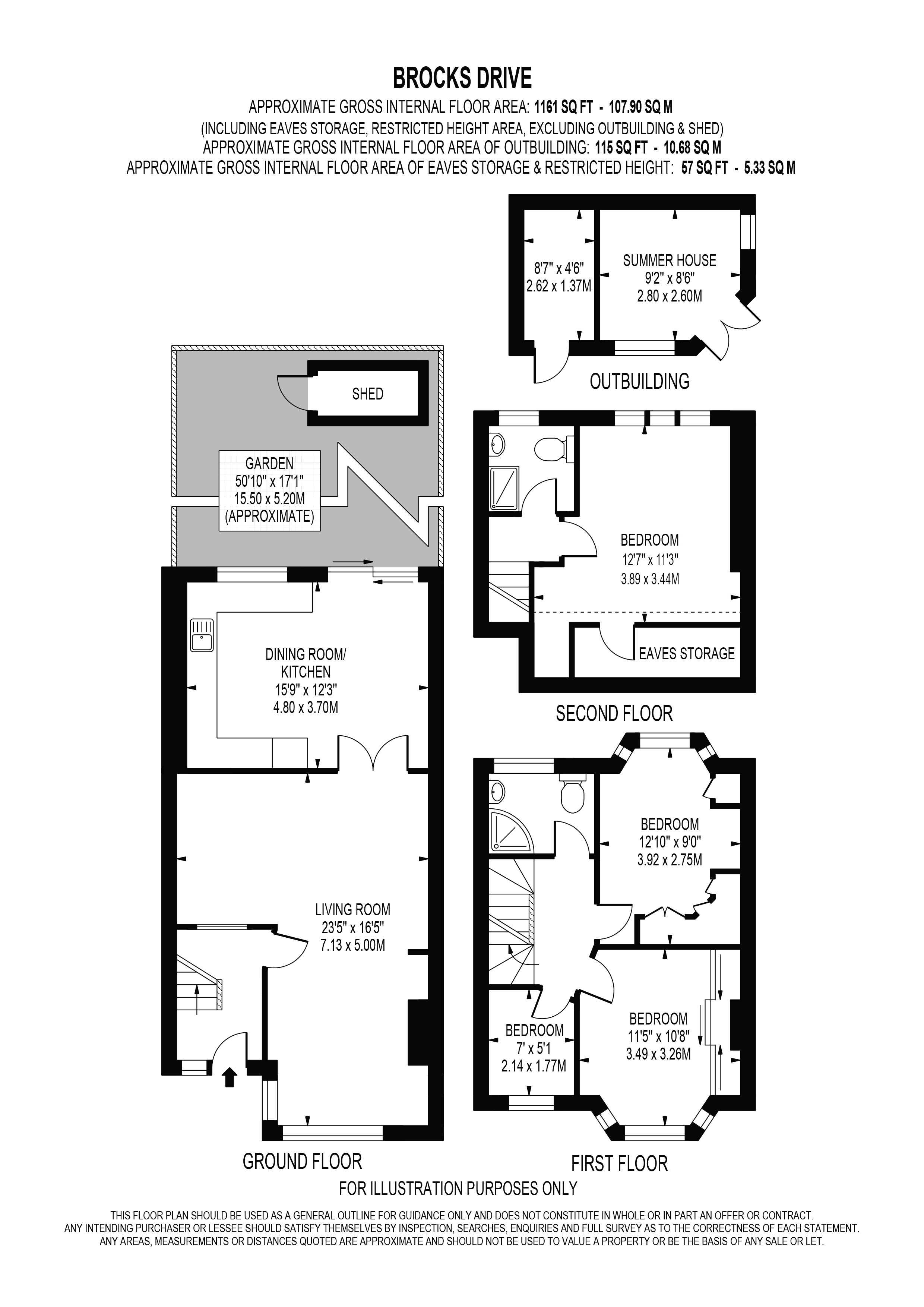 68, Brocks Drive, Sutton floorplan