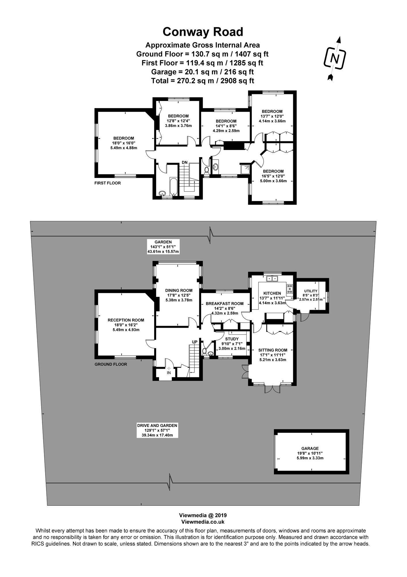 5 Bedrooms Detached house for sale in Conway Road, London SW20