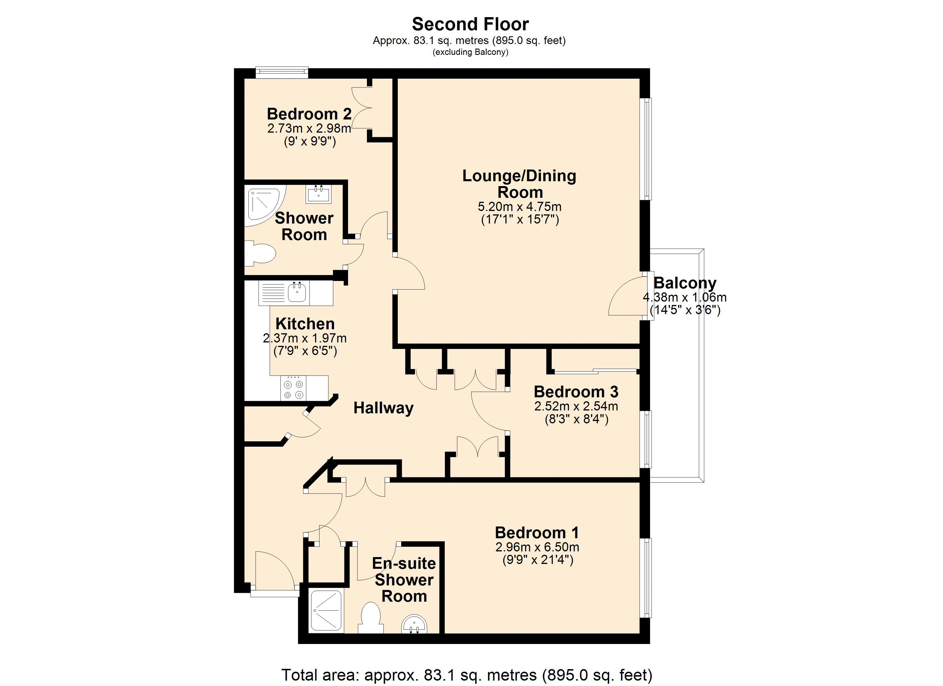 7 Greyholme Court, Tilbury Close, Hatch End floorplan