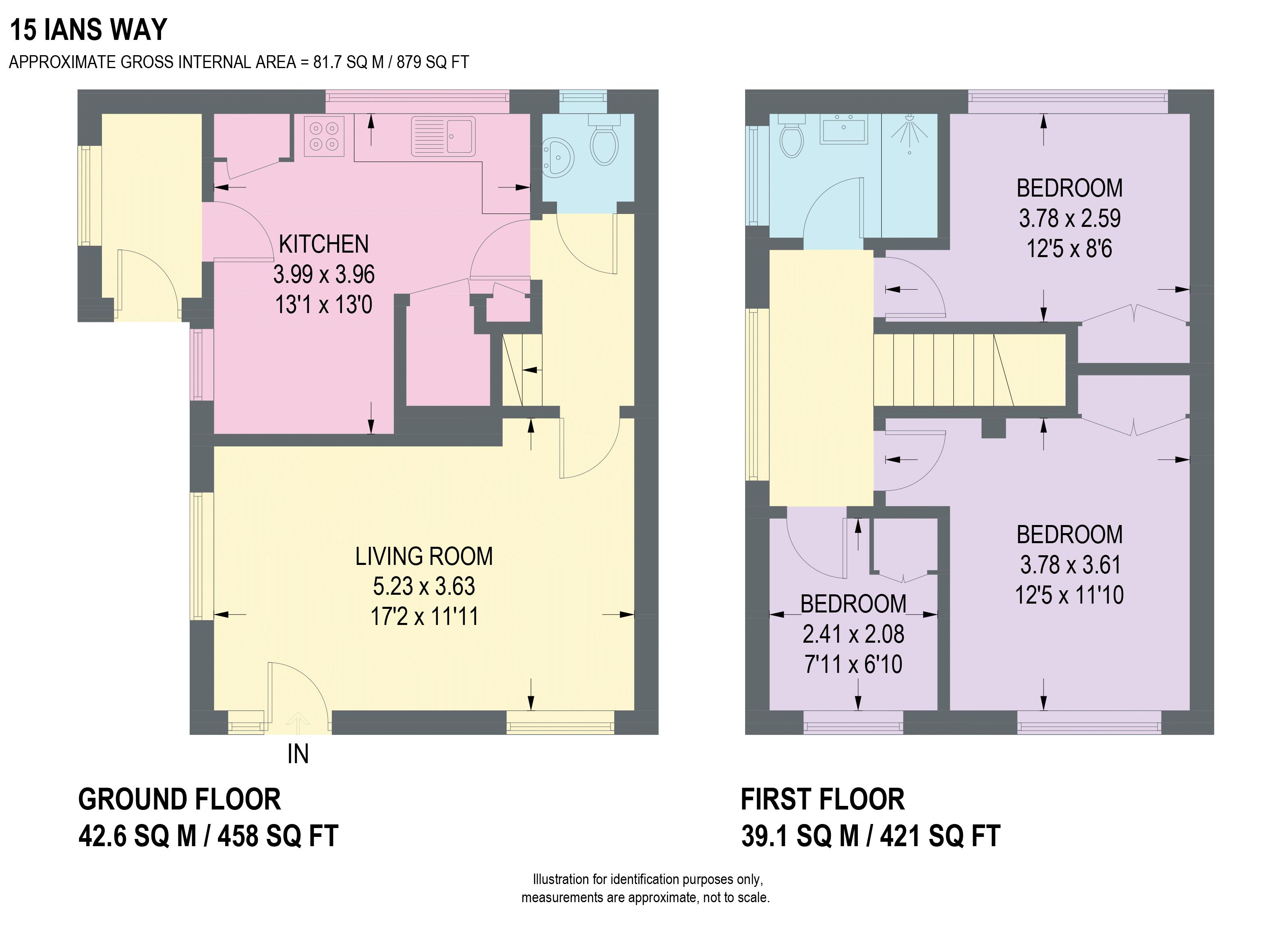 15, Ians Way, Chesterfield floorplan