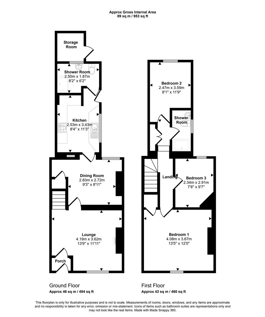 7, Railway Terrace, Milford Haven floorplan