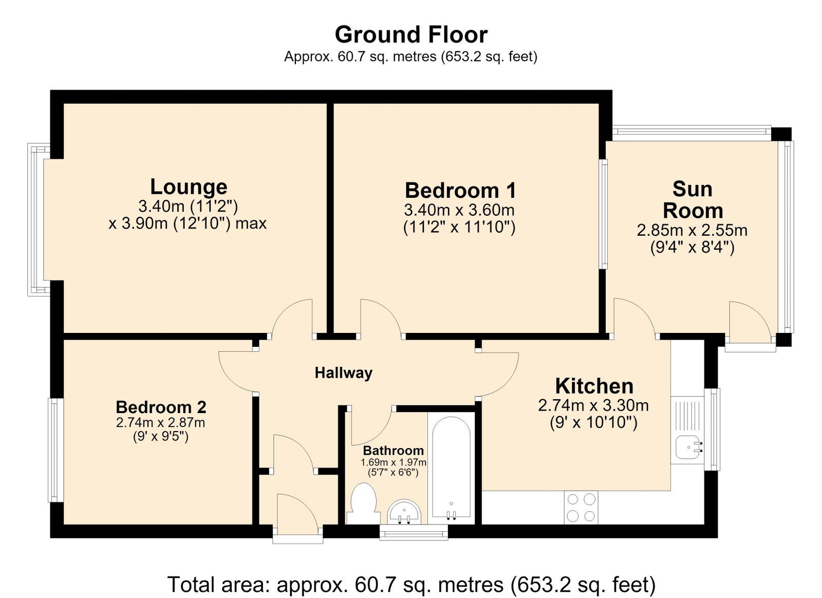 3, Melford Drive, Wigan floorplan