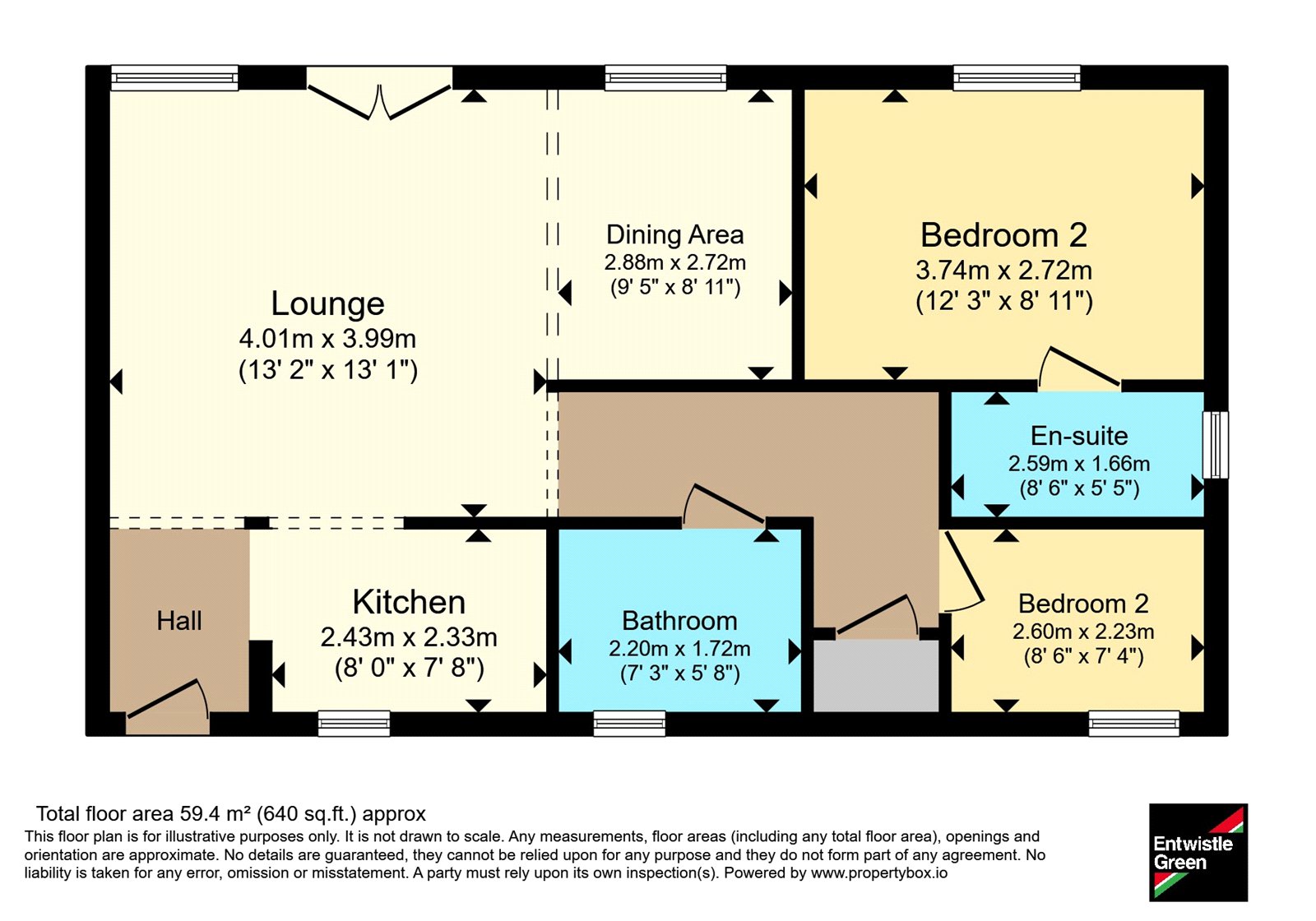 16, Lindisfarne Court, Cheshire floorplan