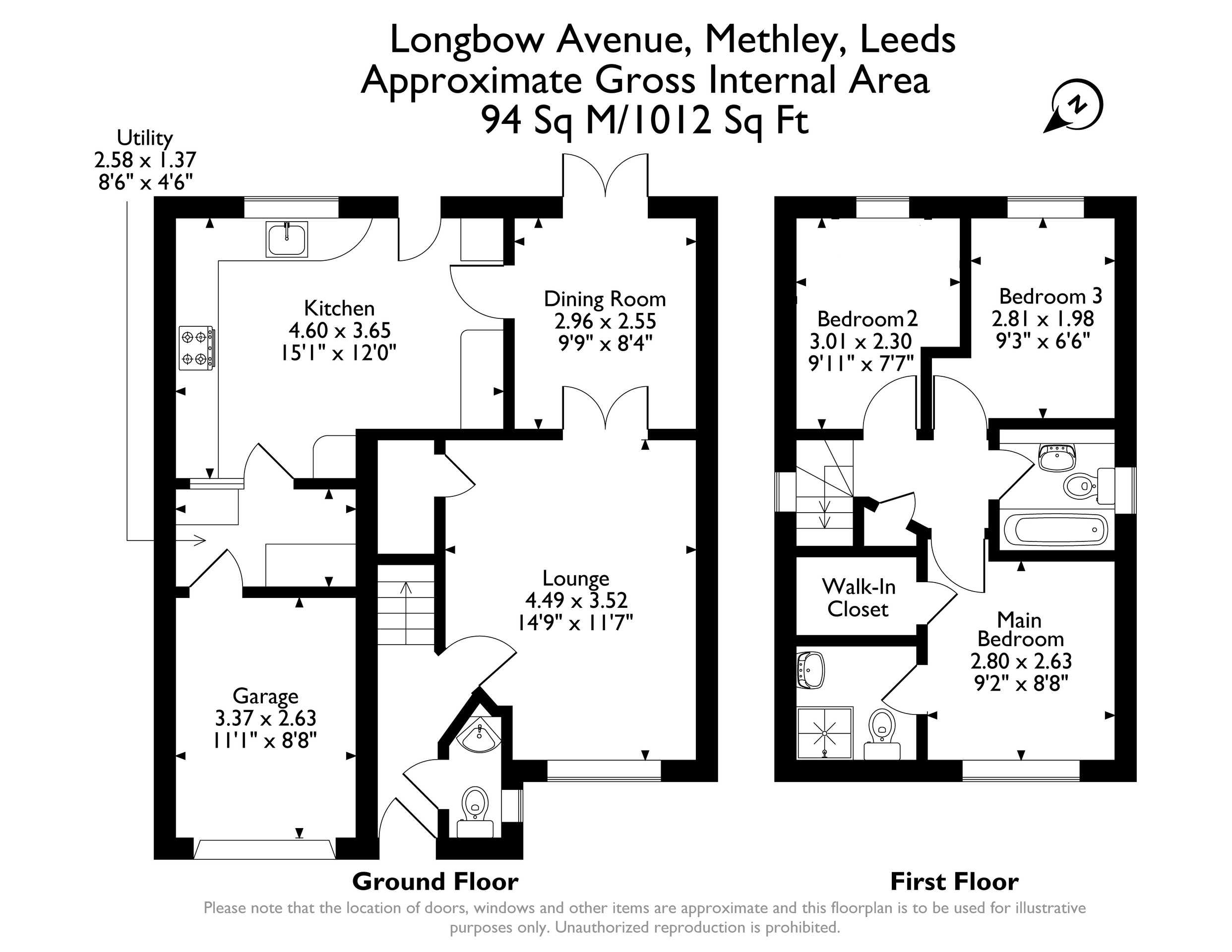 15 Longbow Avenue, Leeds floorplan