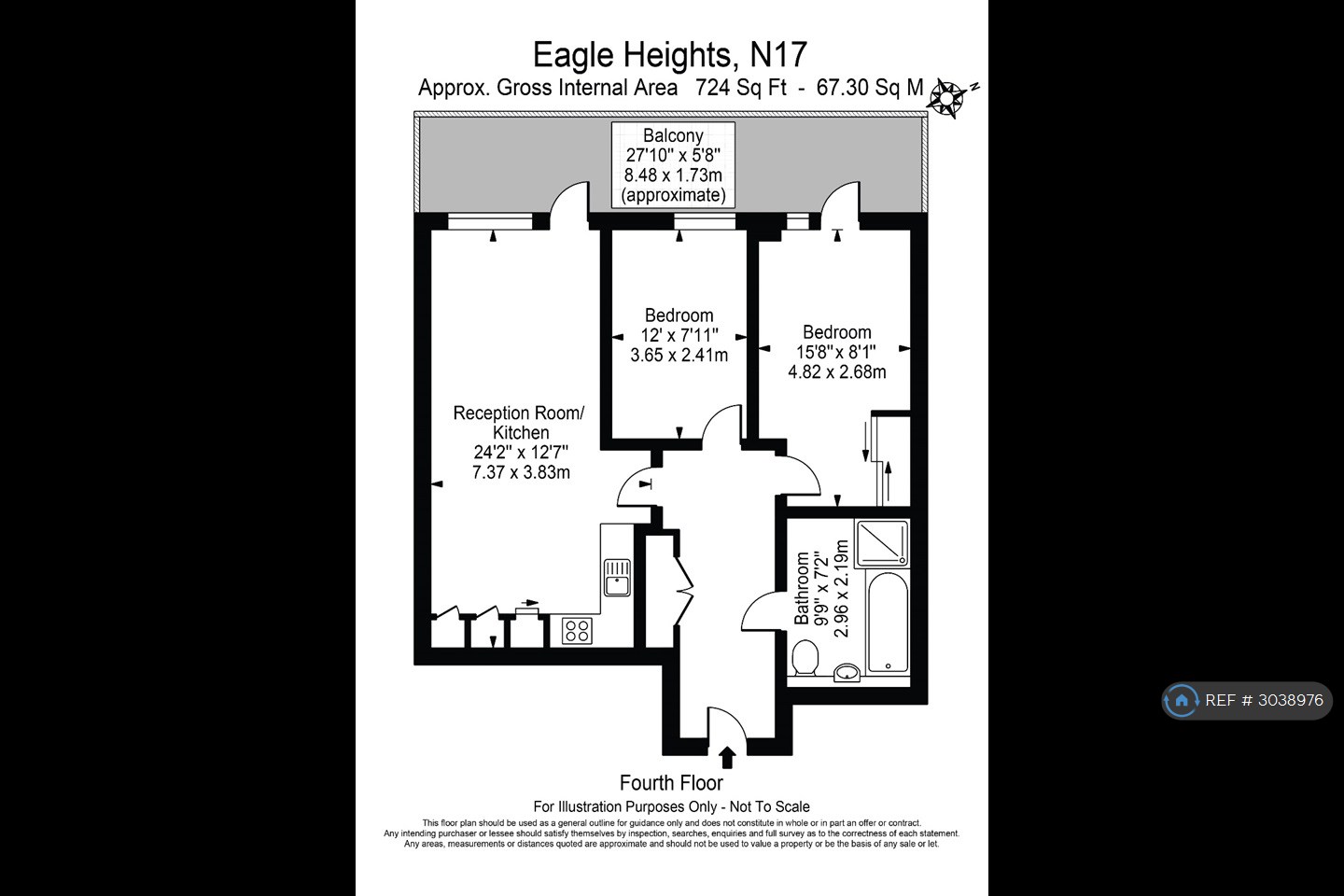 Eagle Heights, Waterside Way London, Tottenham Hale floorplan