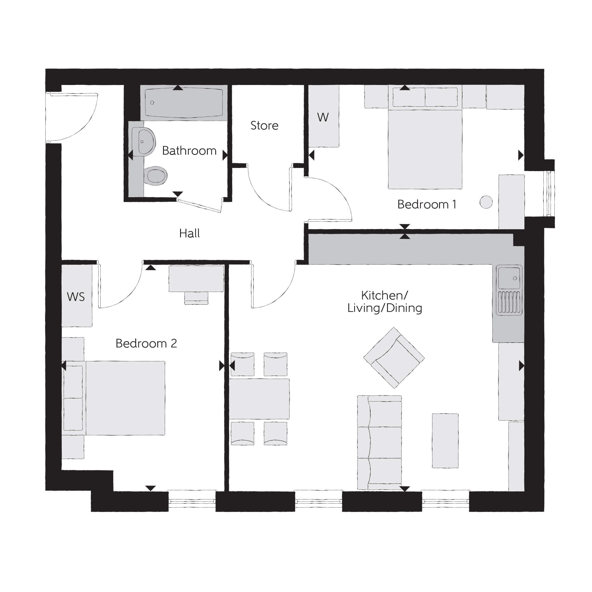40, Trumps Green Road, Virginia Water floorplan