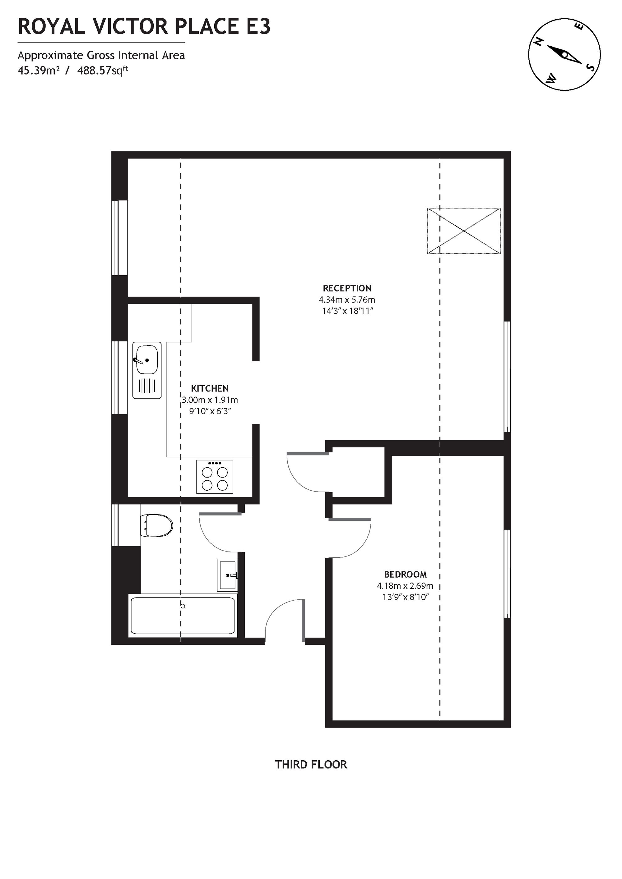 18 Royal Victor Place, London floorplan