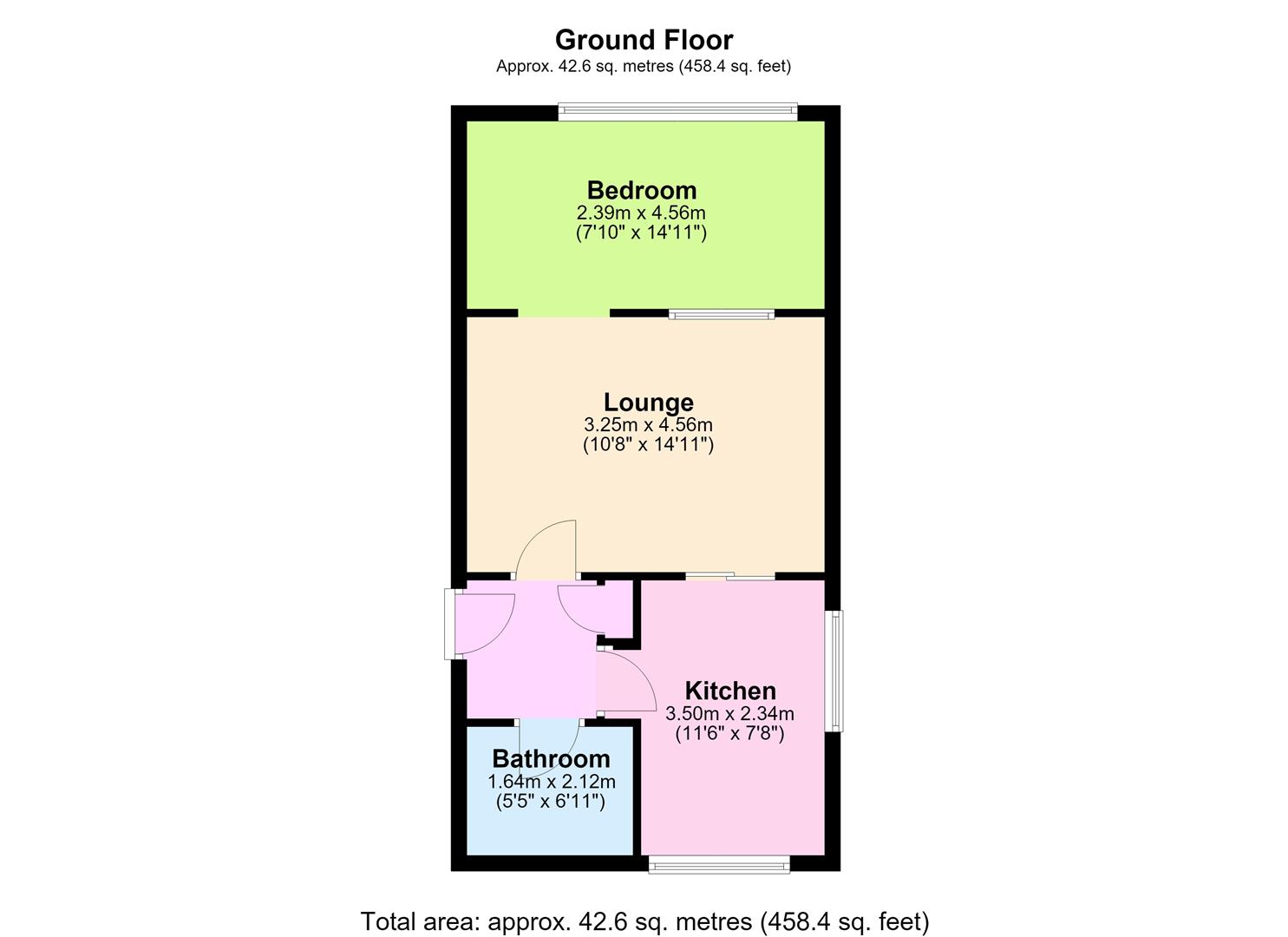 1 Becket Court, Rectory Road, Worthing floorplan