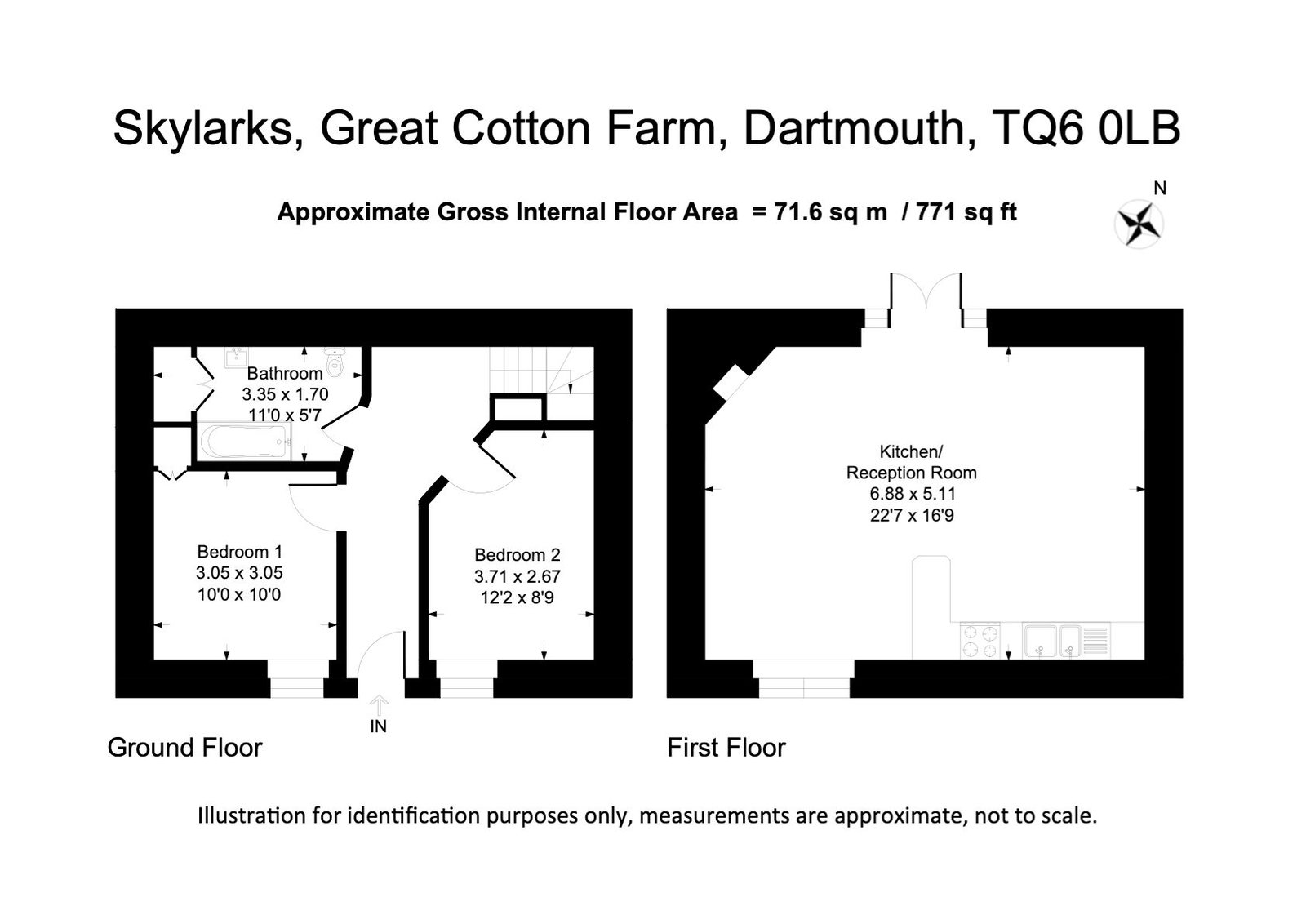 Great Cotton Farm,Skylarks, Dartmouth floorplan