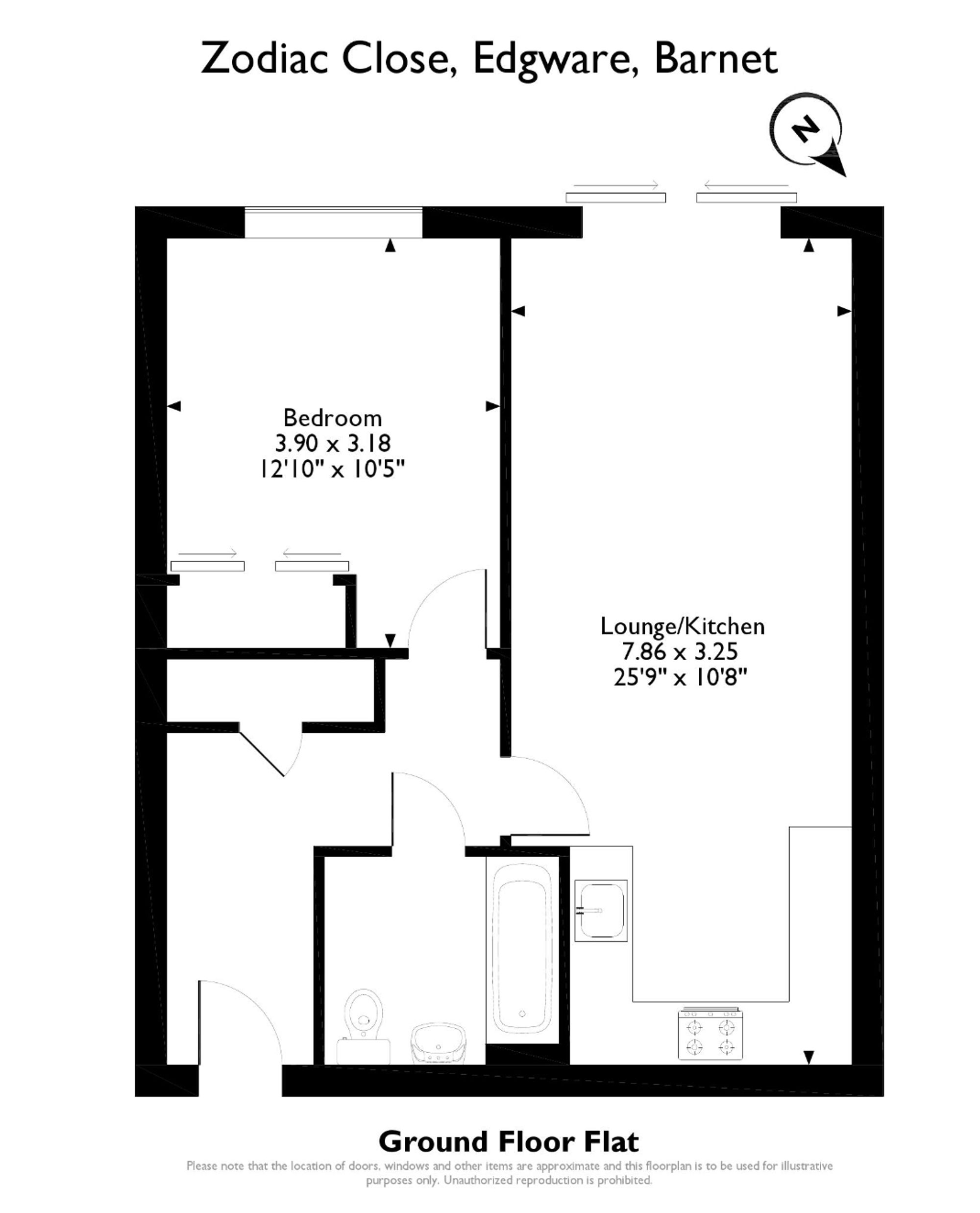Flat 5, Gemini Court, Edgware floorplan