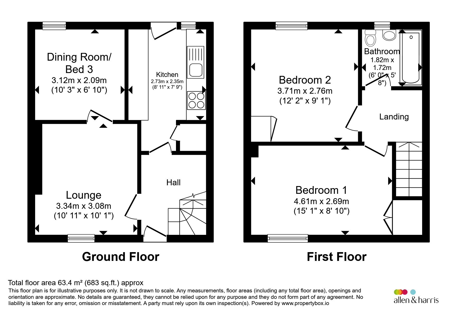 30, Keir Hardie Place, SALTCOATS floorplan