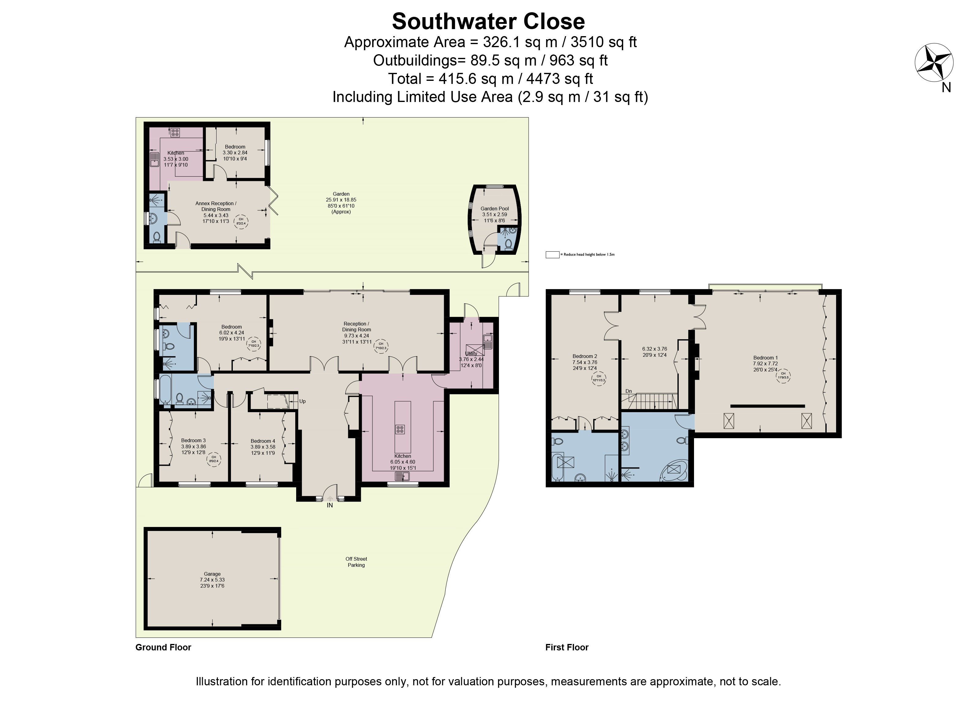 2 Southwater Close,, Beckenham Place Park, Beckenham floorplan