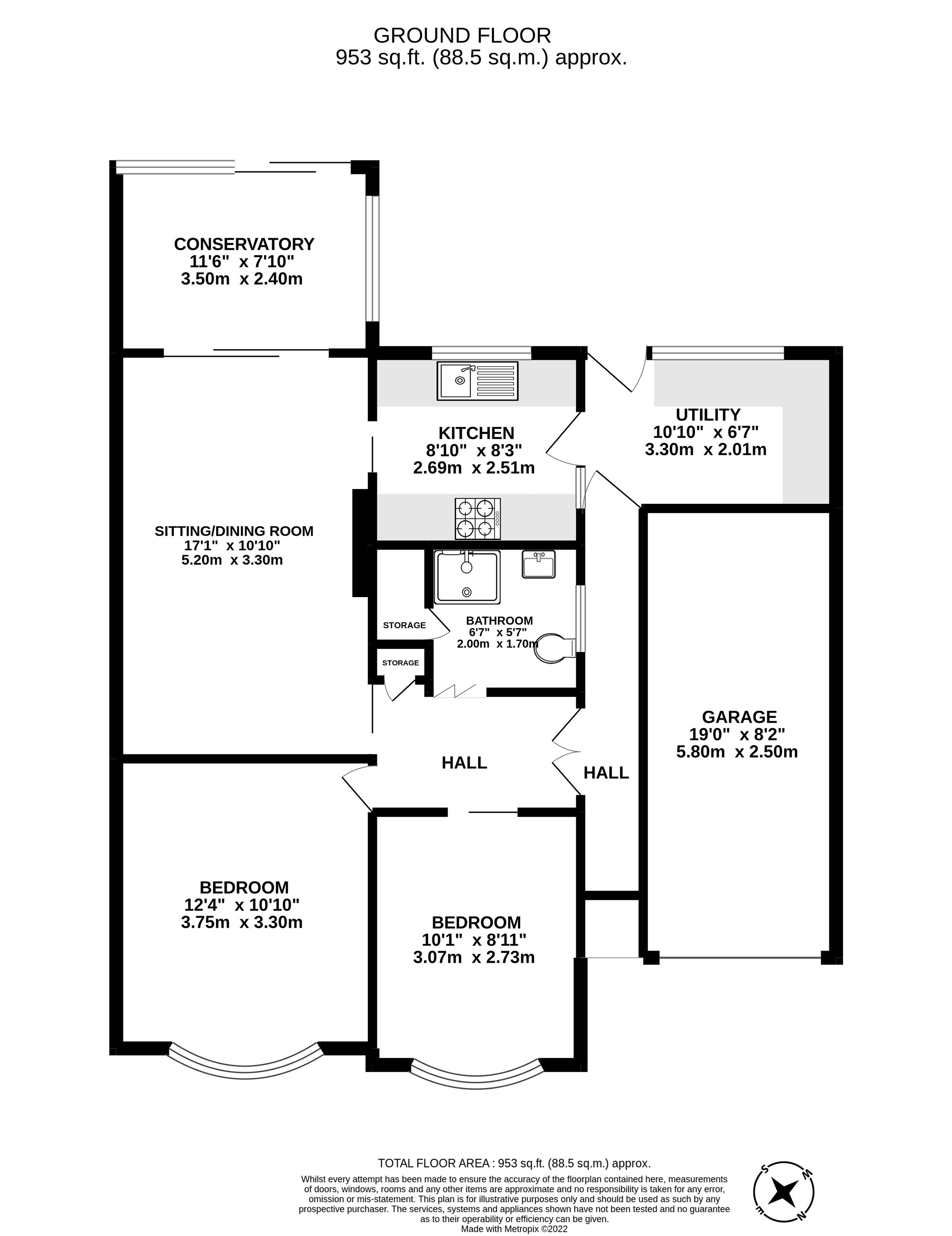 Seaman Close, Park Street, St. Albans, Hertfordshire AL2, 2 bedroom