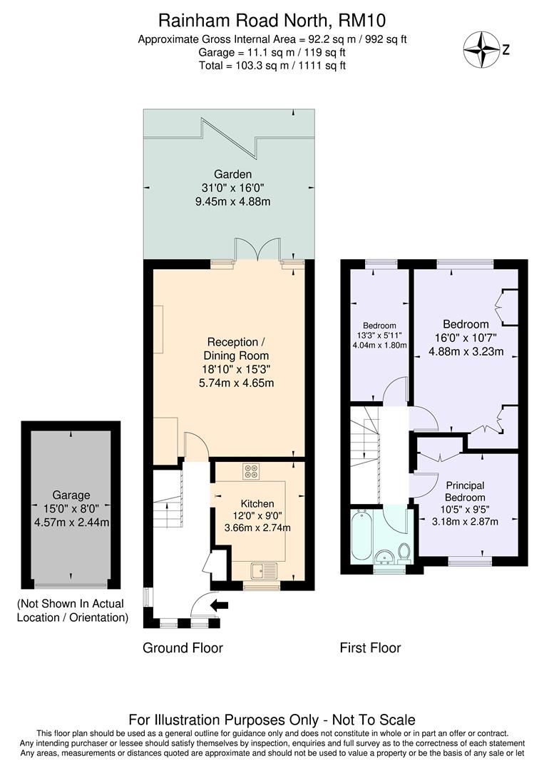 Rainham Road North, DAGENHAM, RM10 floorplan