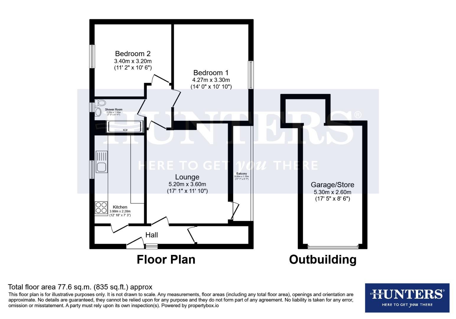 4, Hollins Court Hampsthwaite Road, Harrogate floorplan