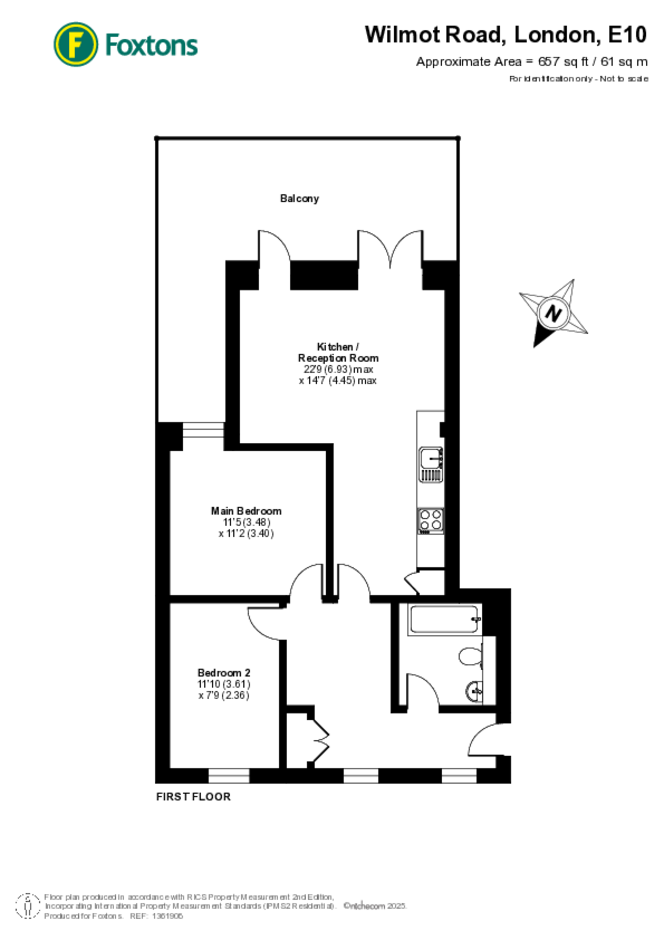 Wilmot Road, Leyton floorplan