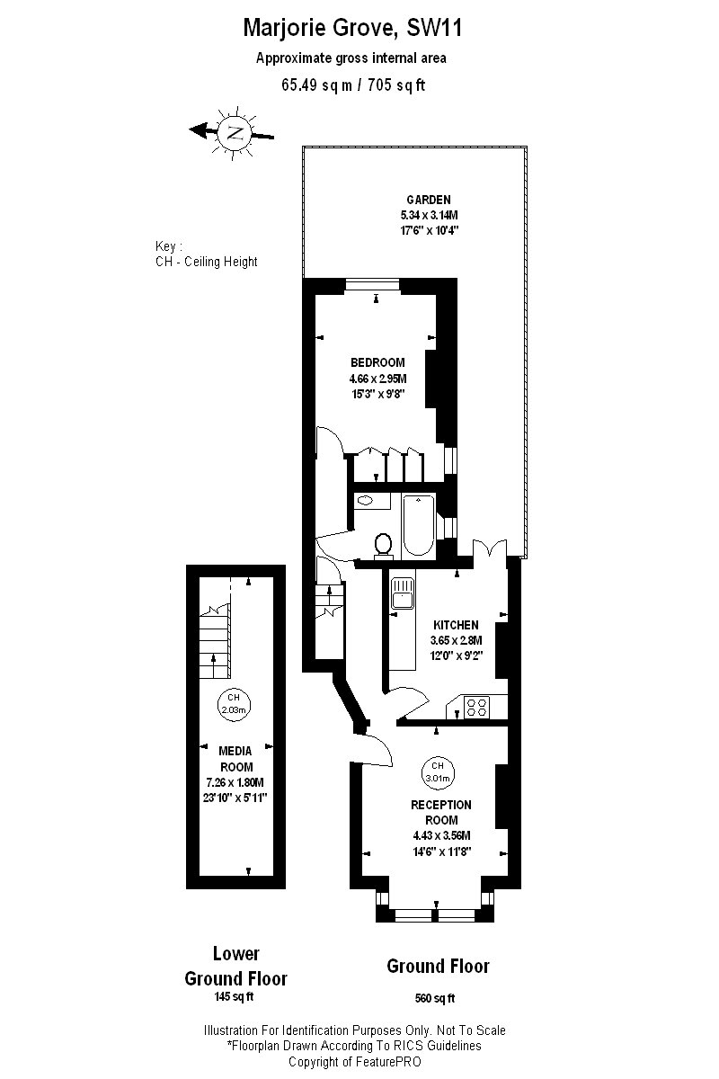 1 Bedrooms Flat to rent in Marjorie Grove, Battersea, London SW11