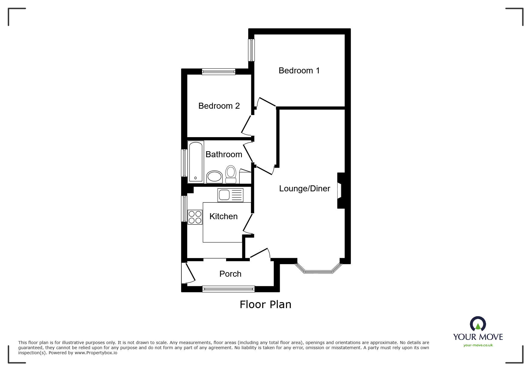 32, Walton Close, Derbyshire floorplan