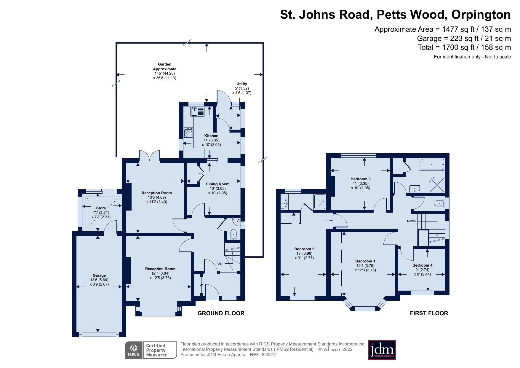 St. Johns Road, Petts Wood, Orpington BR5, 4 bedroom detached house for