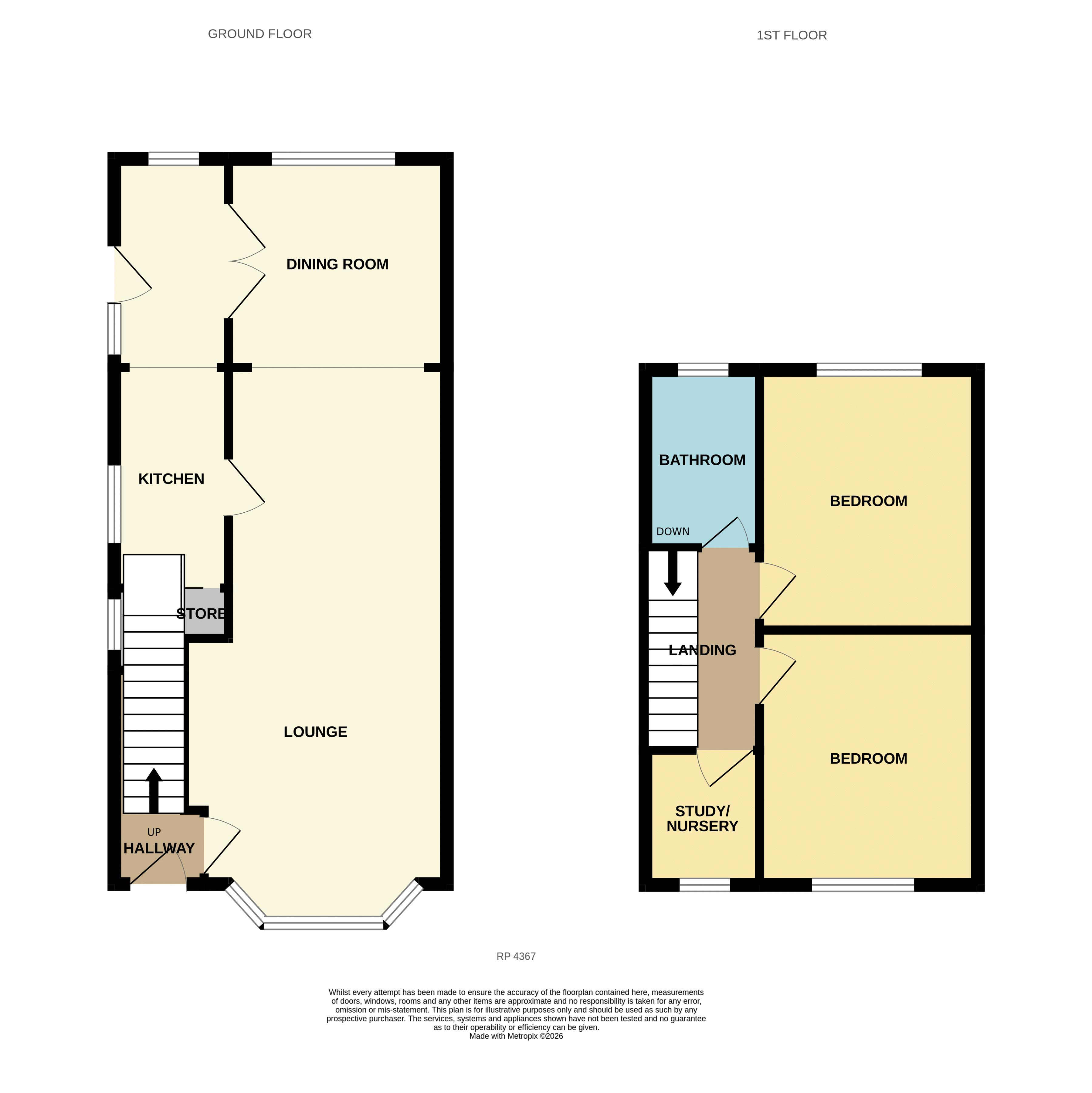 Milford, Bron Y Llan Road, Colwyn Bay floorplan