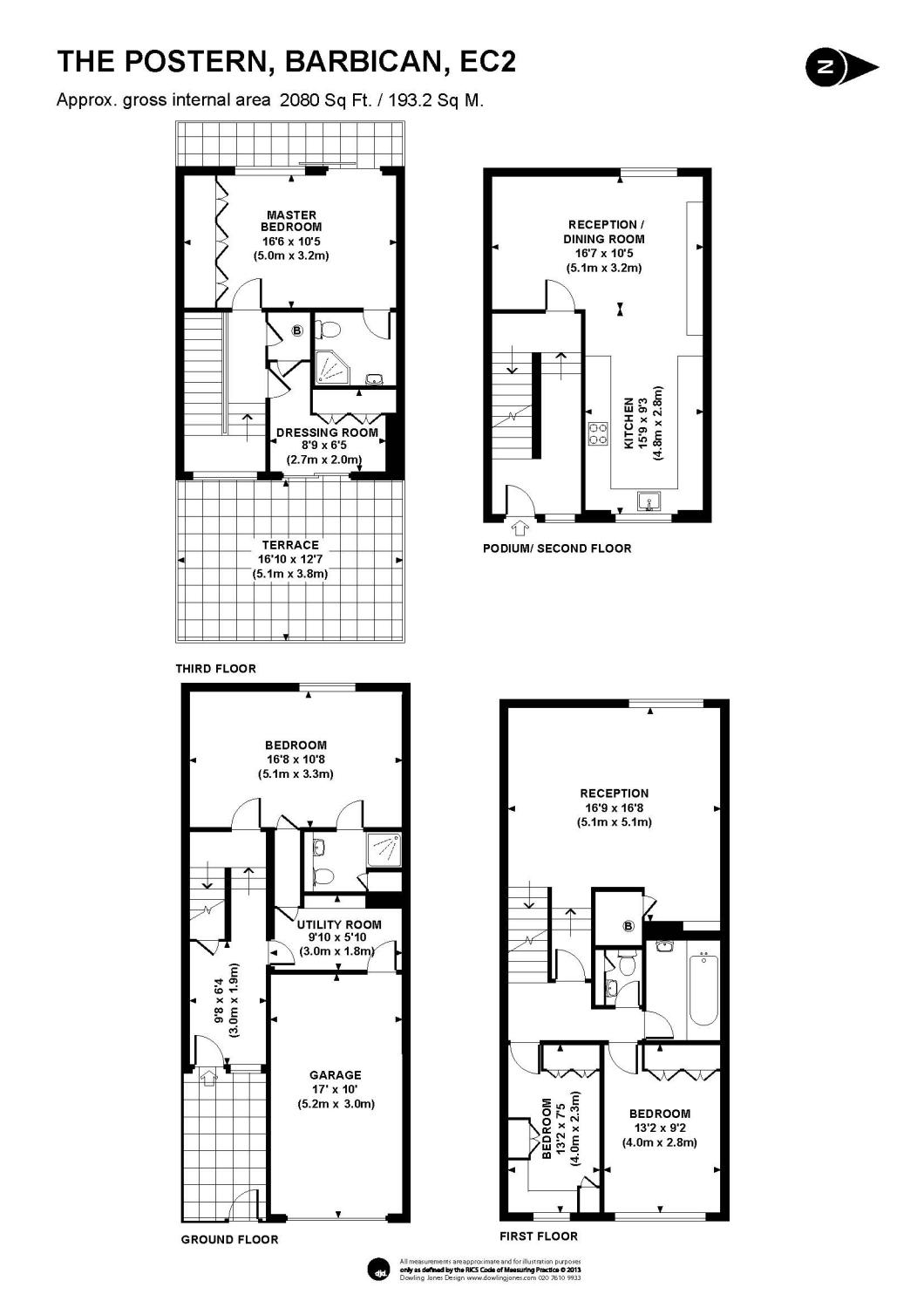 4 Bedrooms Terraced house for sale in The Postern, Barbican, London EC2Y