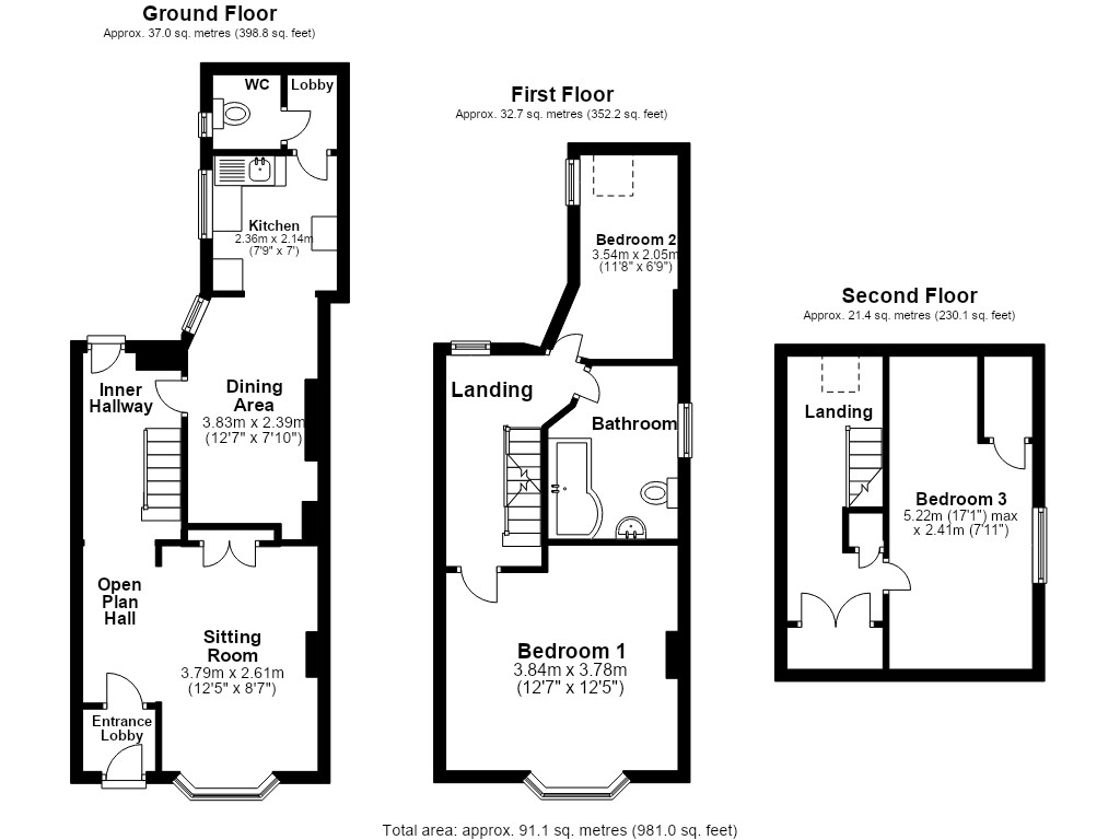 71, High Street, Somerset floorplan