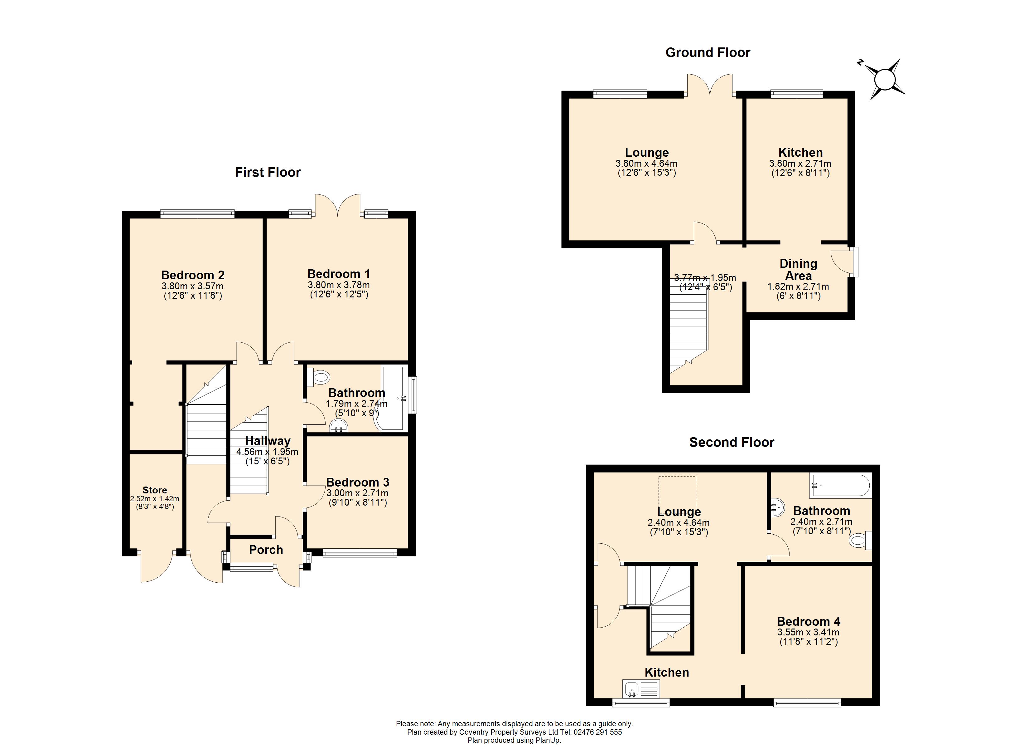 3 bed semidetached house for sale in Millbank, Warwick, Warwickshire