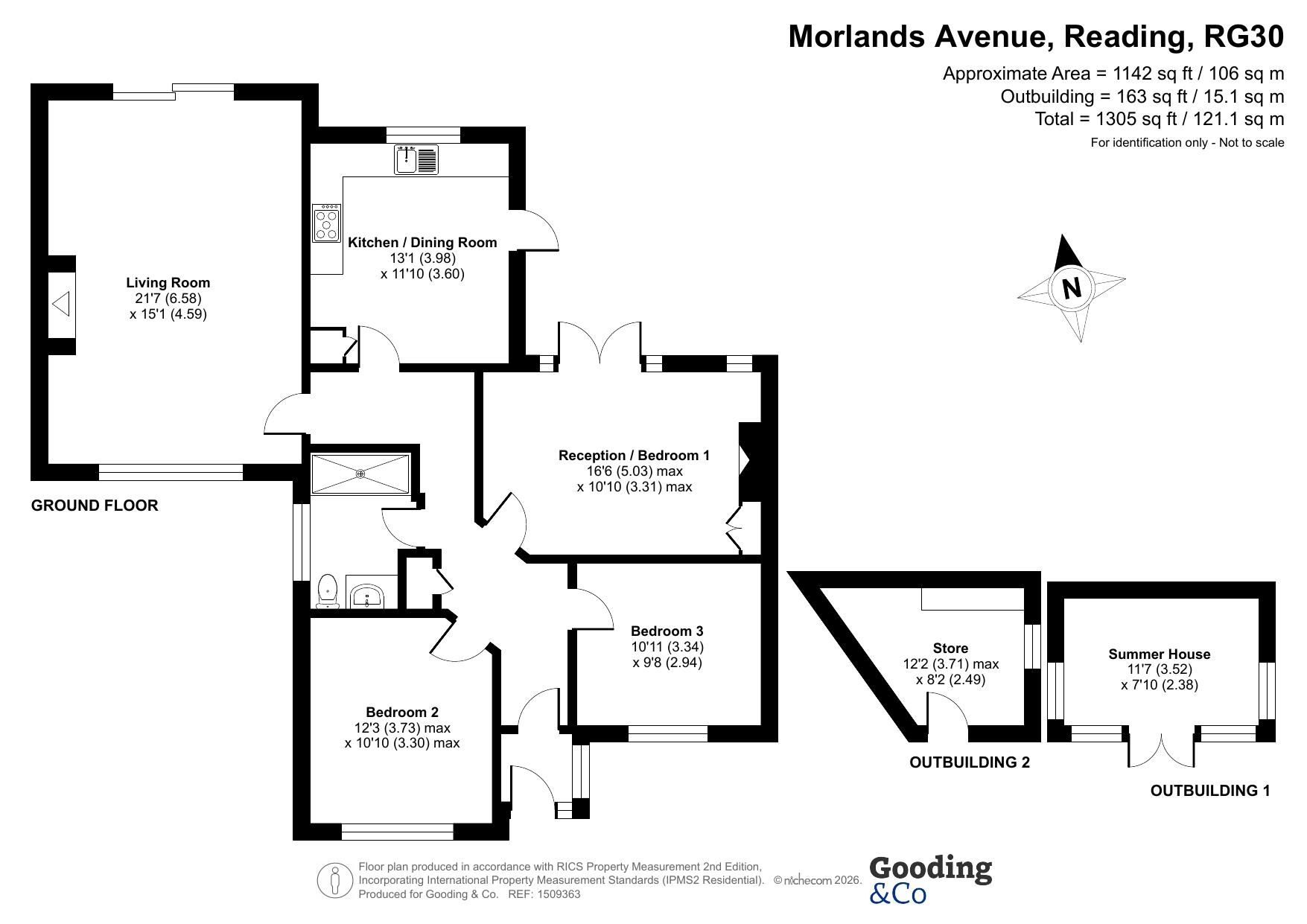 11, Morlands Avenue, Tilehurst floorplan