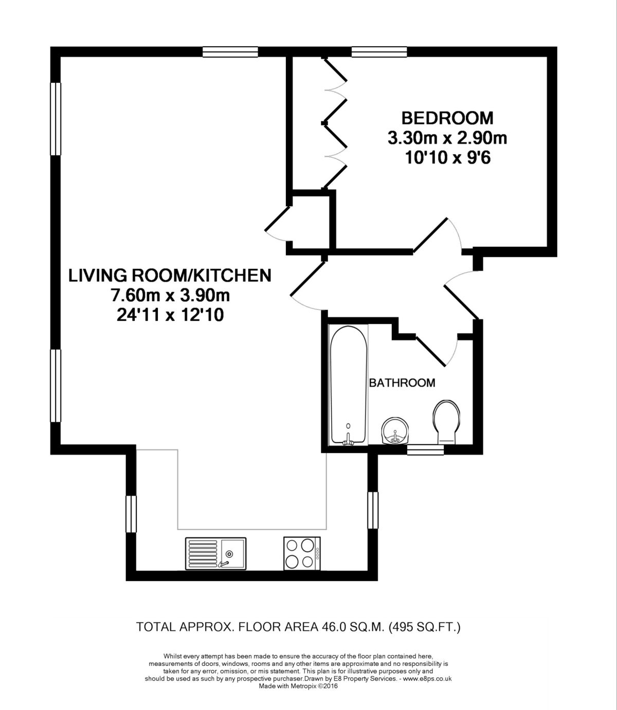 Flat 1, 3, Thames Street, Witney floorplan