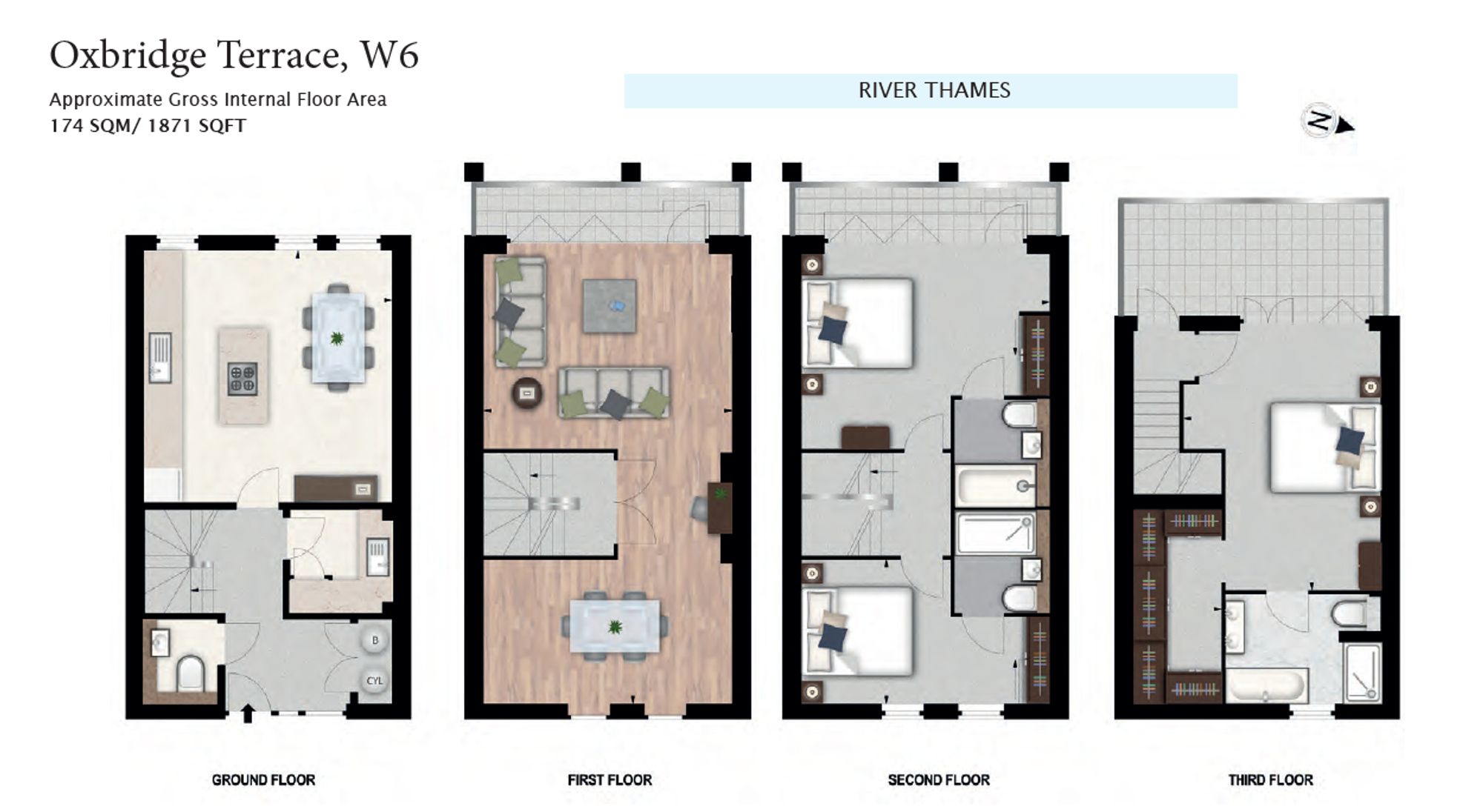 4 Oxbridge Terrace, London floorplan