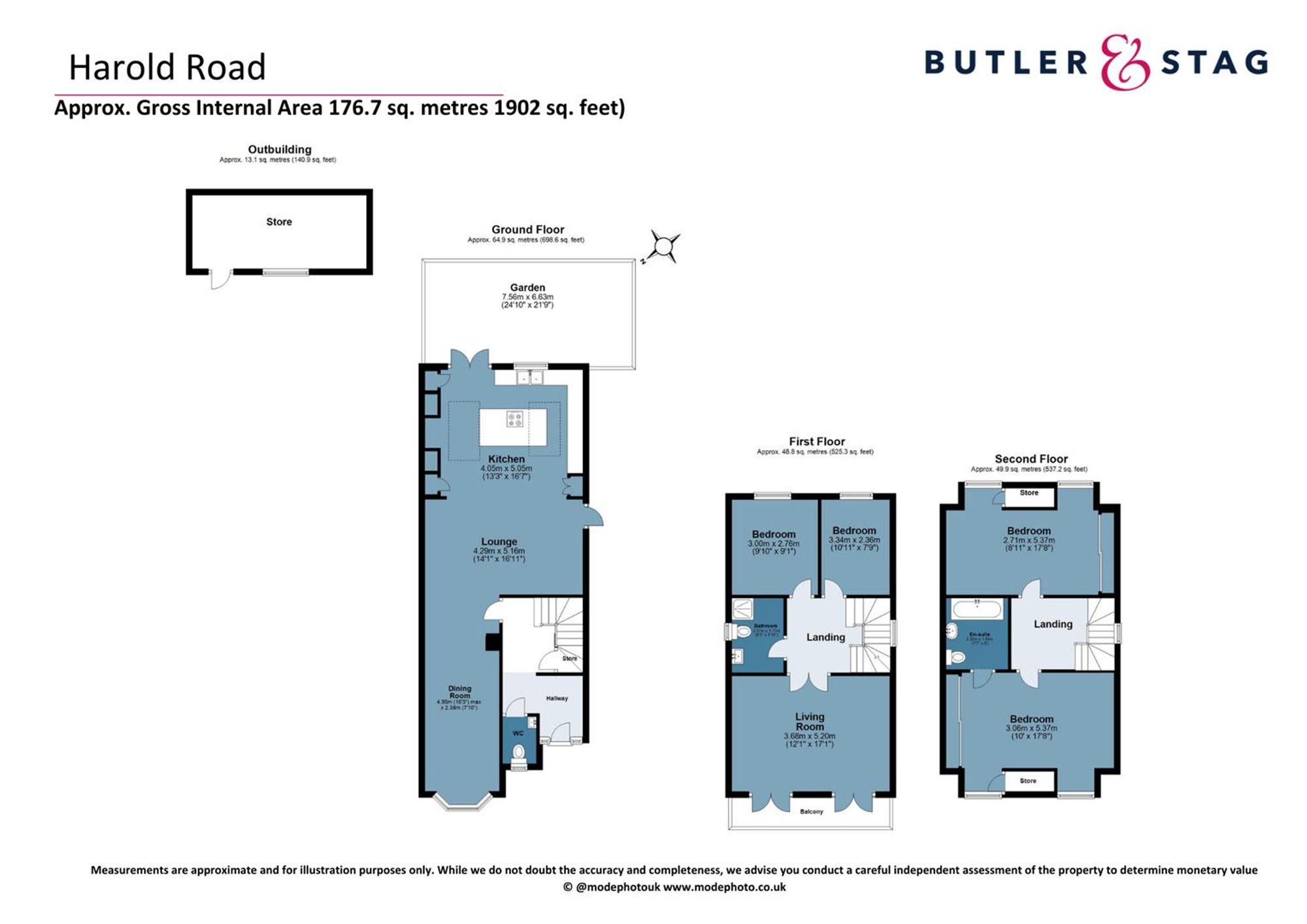 3 Harold Road, Woodford Green floorplan
