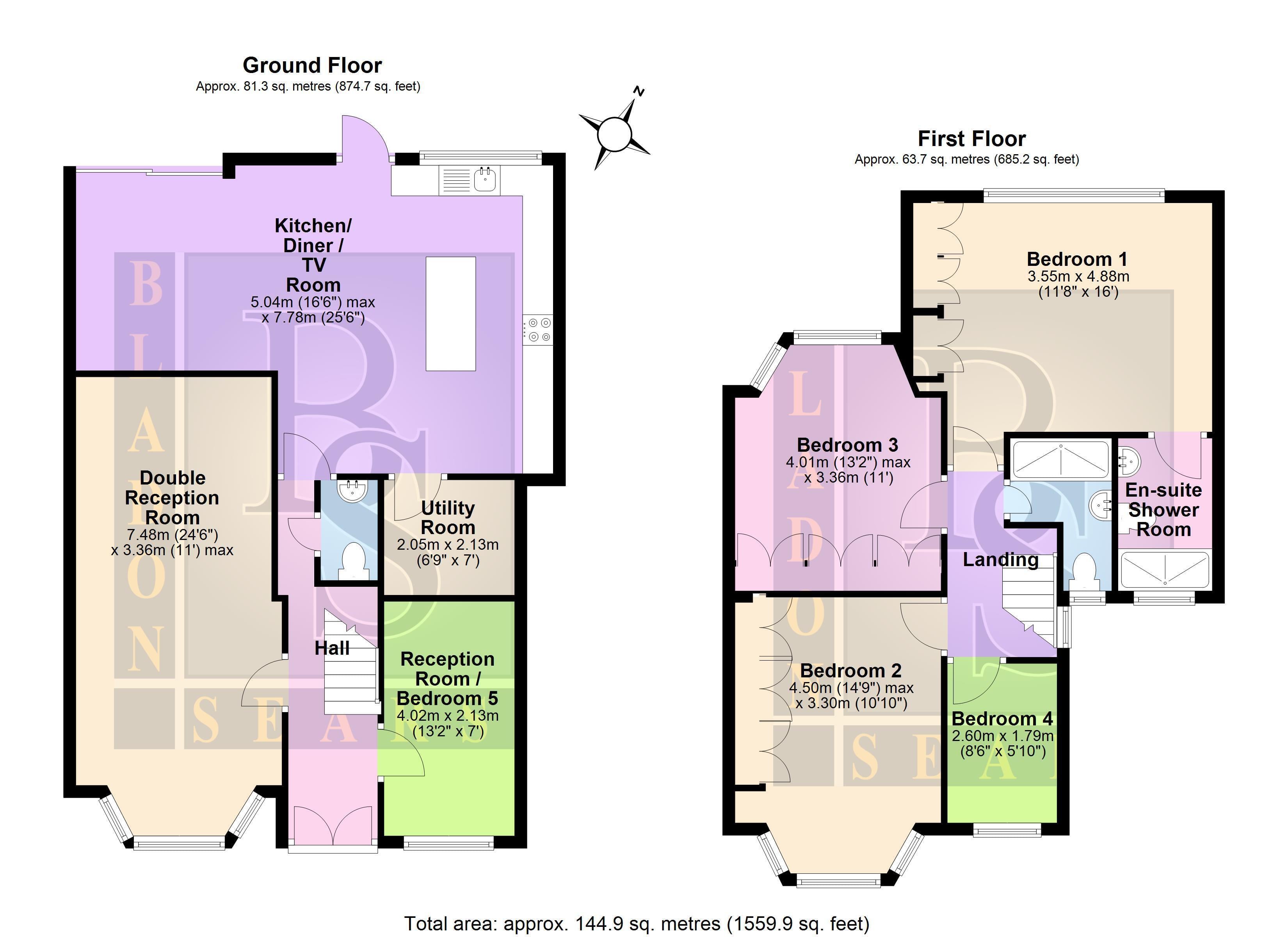 59, Francklyn Gardens, Edgware floorplan