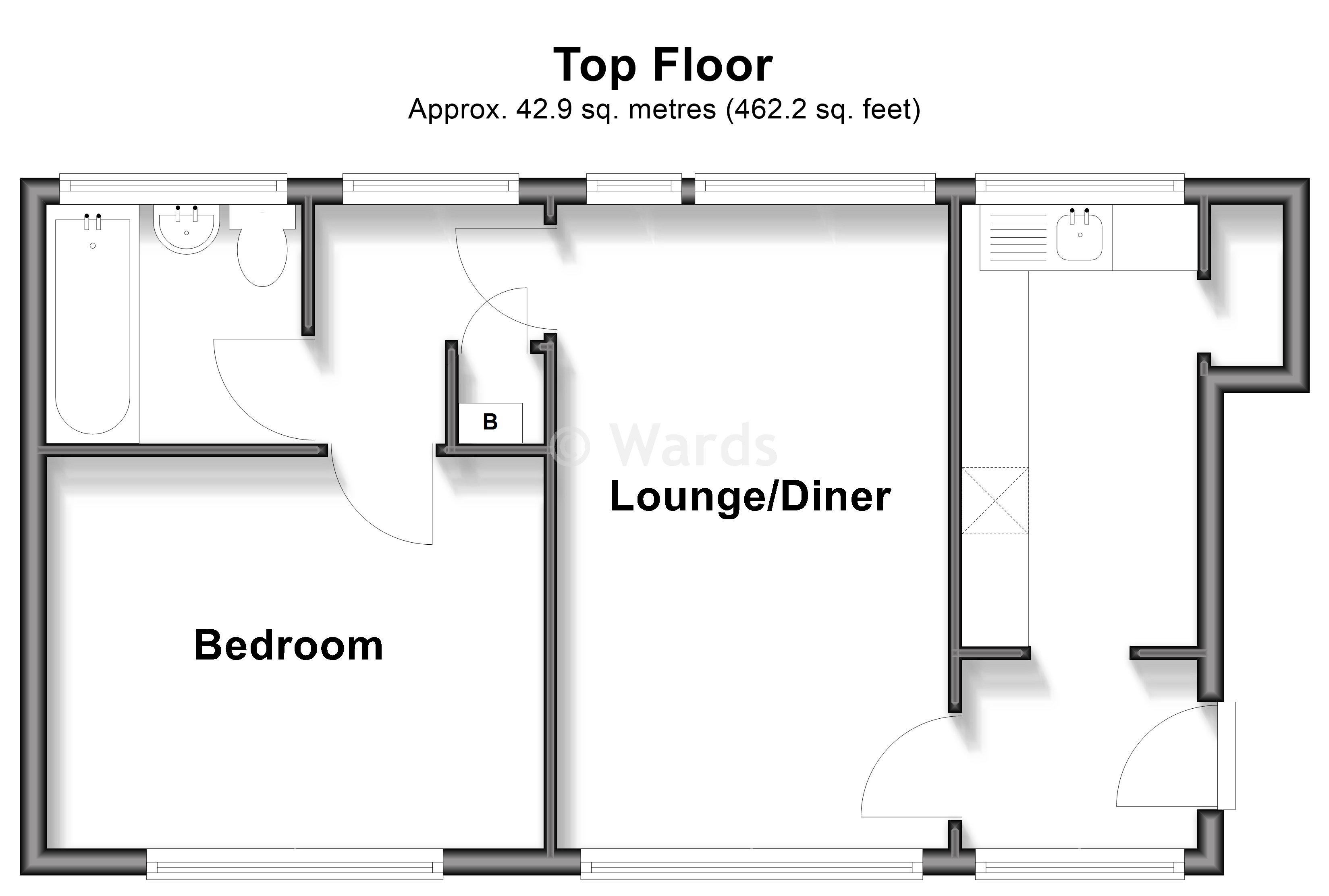 Vidal Manor, Britton Street, Gillingham floorplan