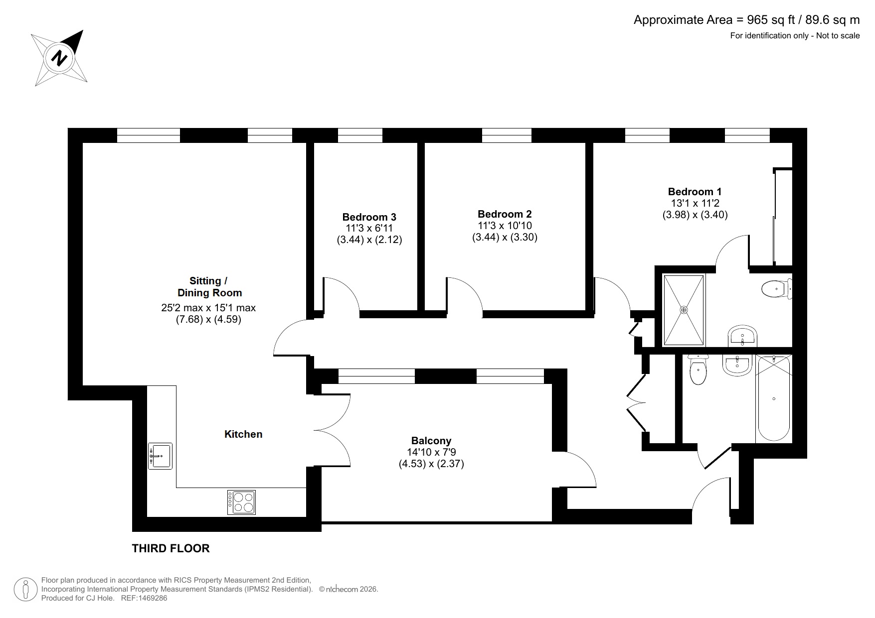 26, Prince Regent Mews, Cheltenham floorplan