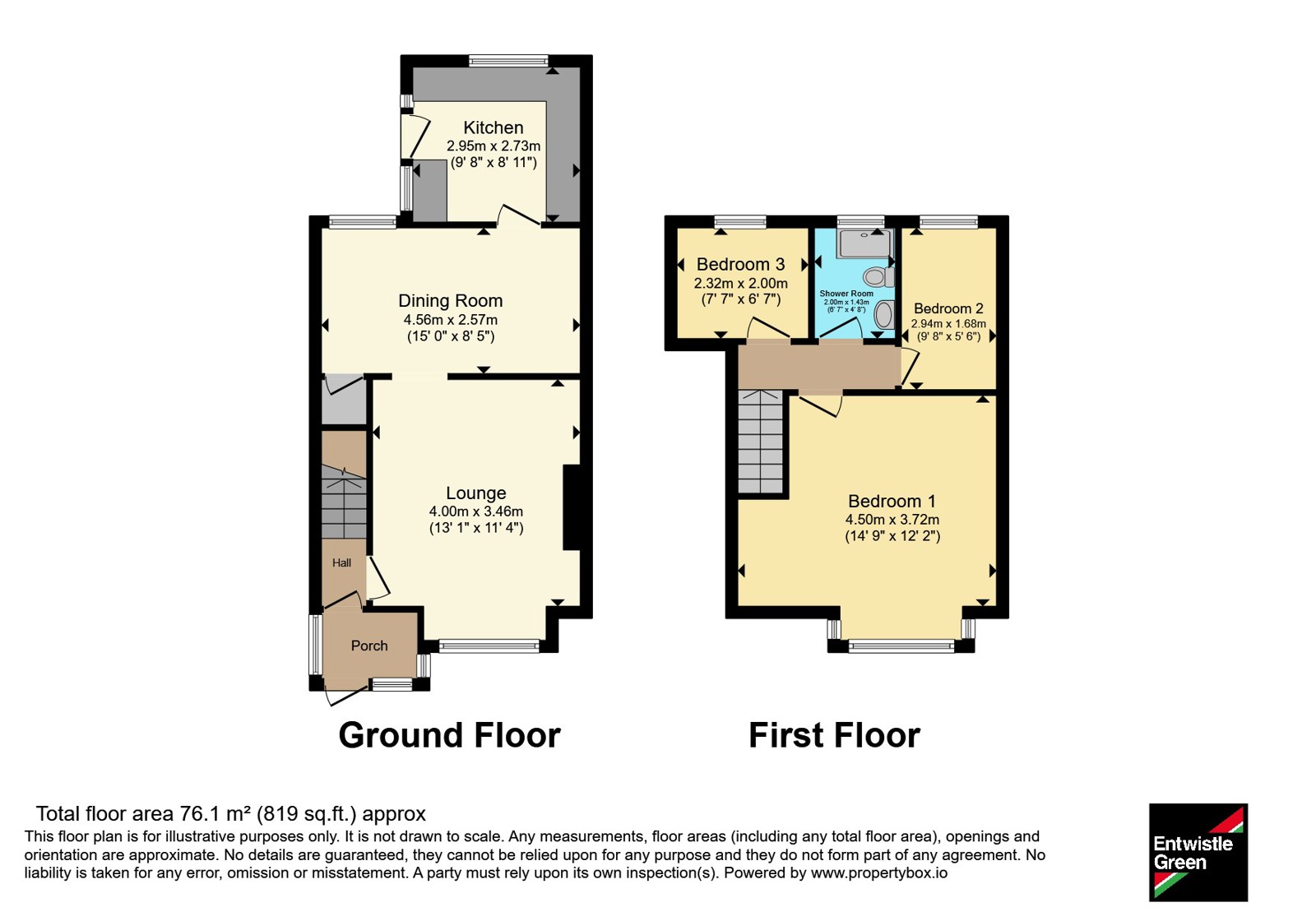 286, Park Road, Bolton floorplan