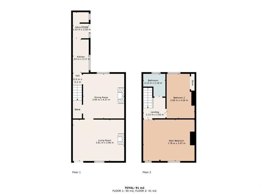 10, West Chilton Terrace, Ferryhill floorplan