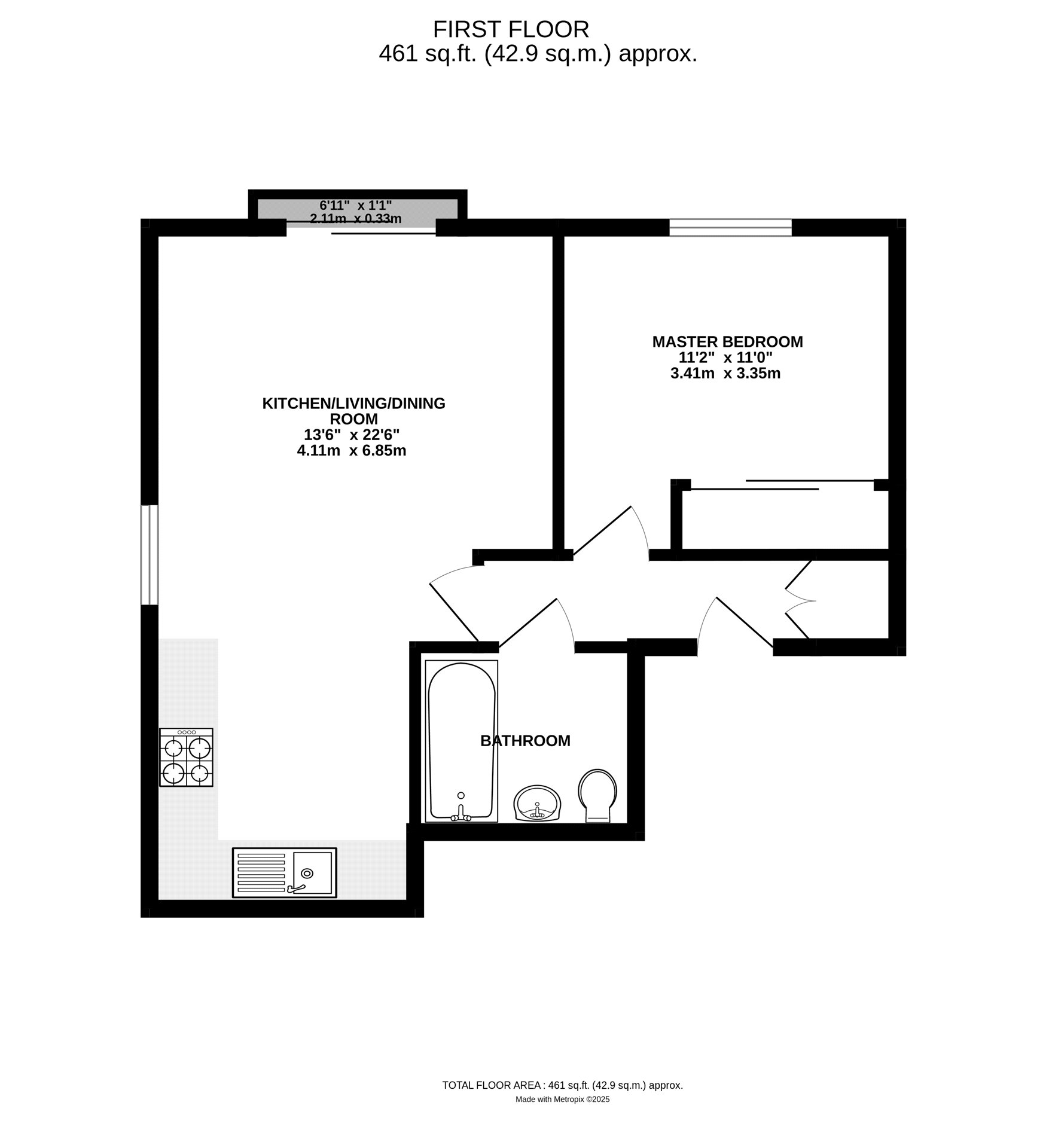 Greenham Avenue, Reading floorplan
