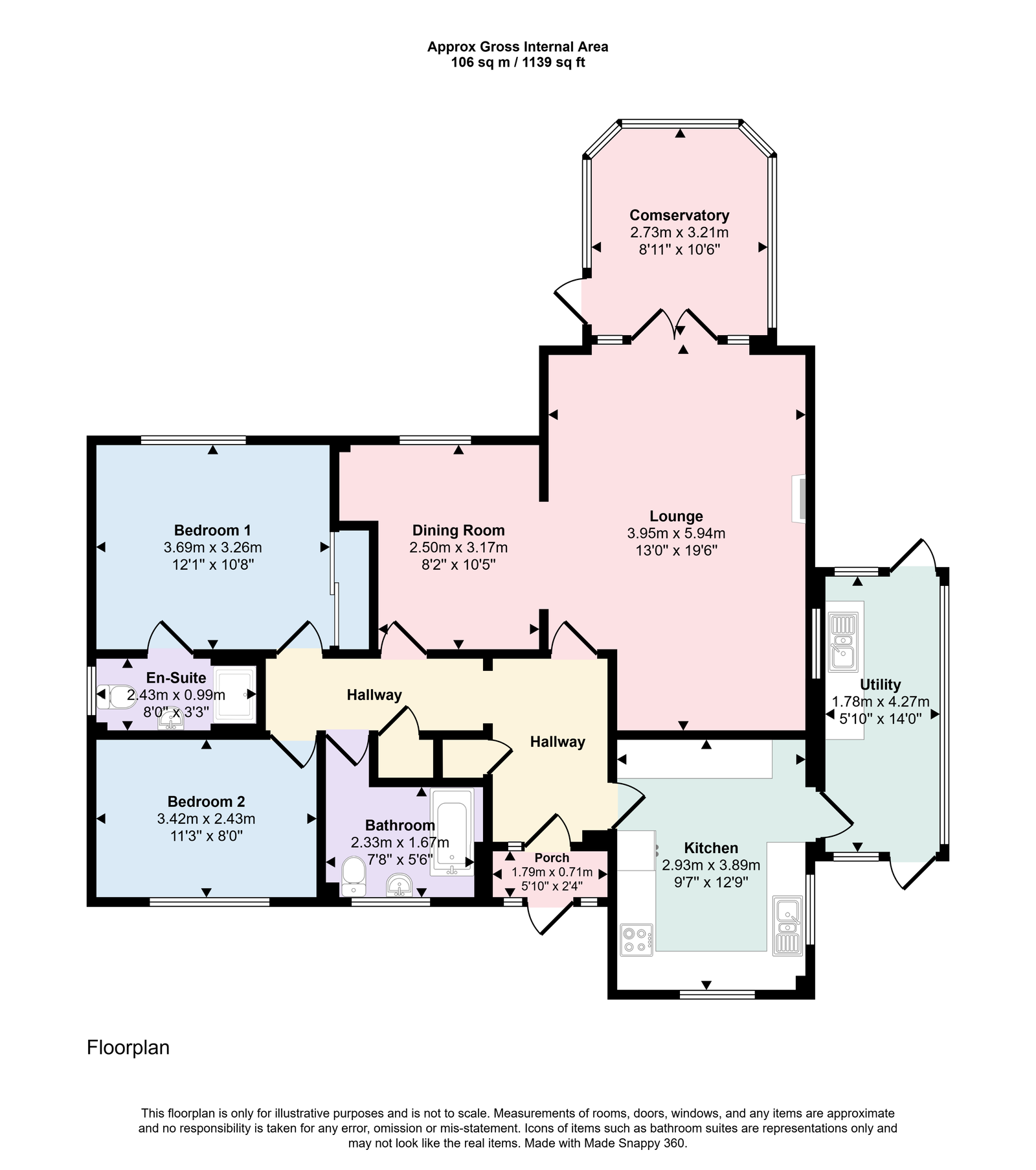 9, Brookwood Road, Plymouth floorplan
