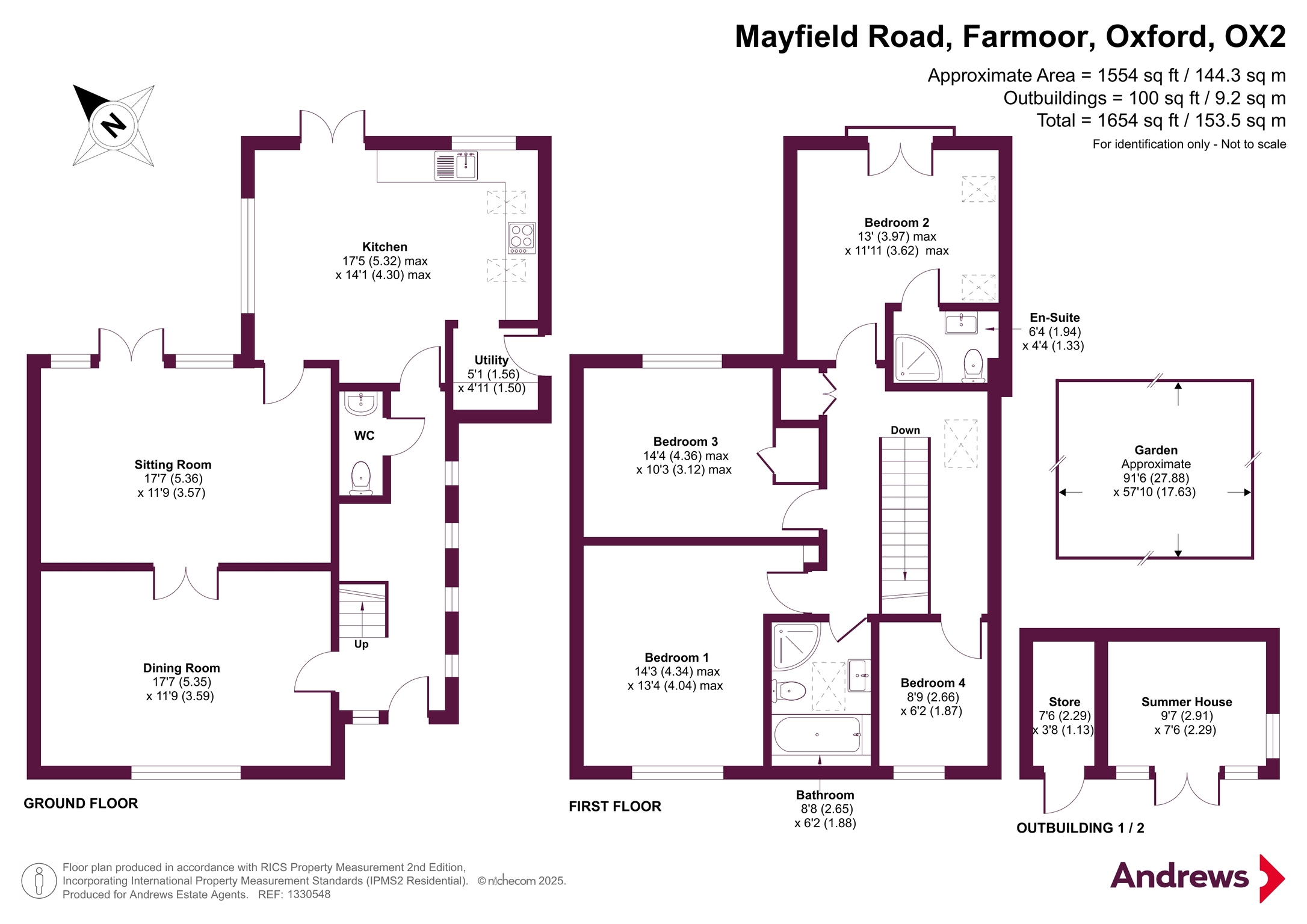 16a, Mayfield Road, Oxford floorplan