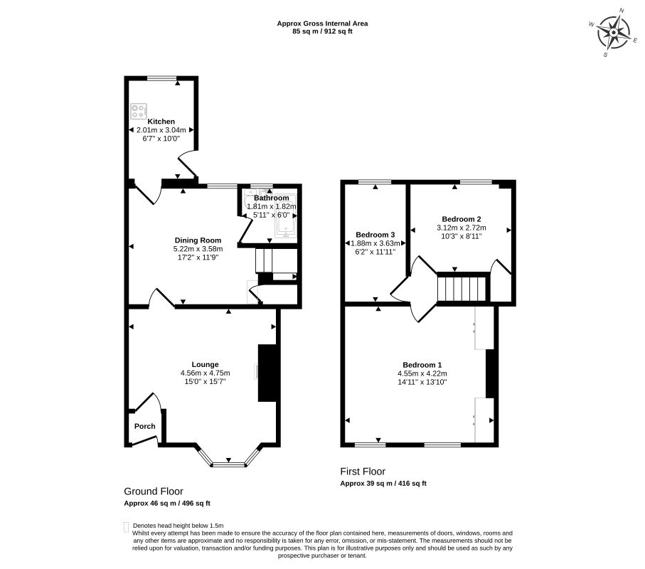 111, Seymour Street, Chorley floorplan