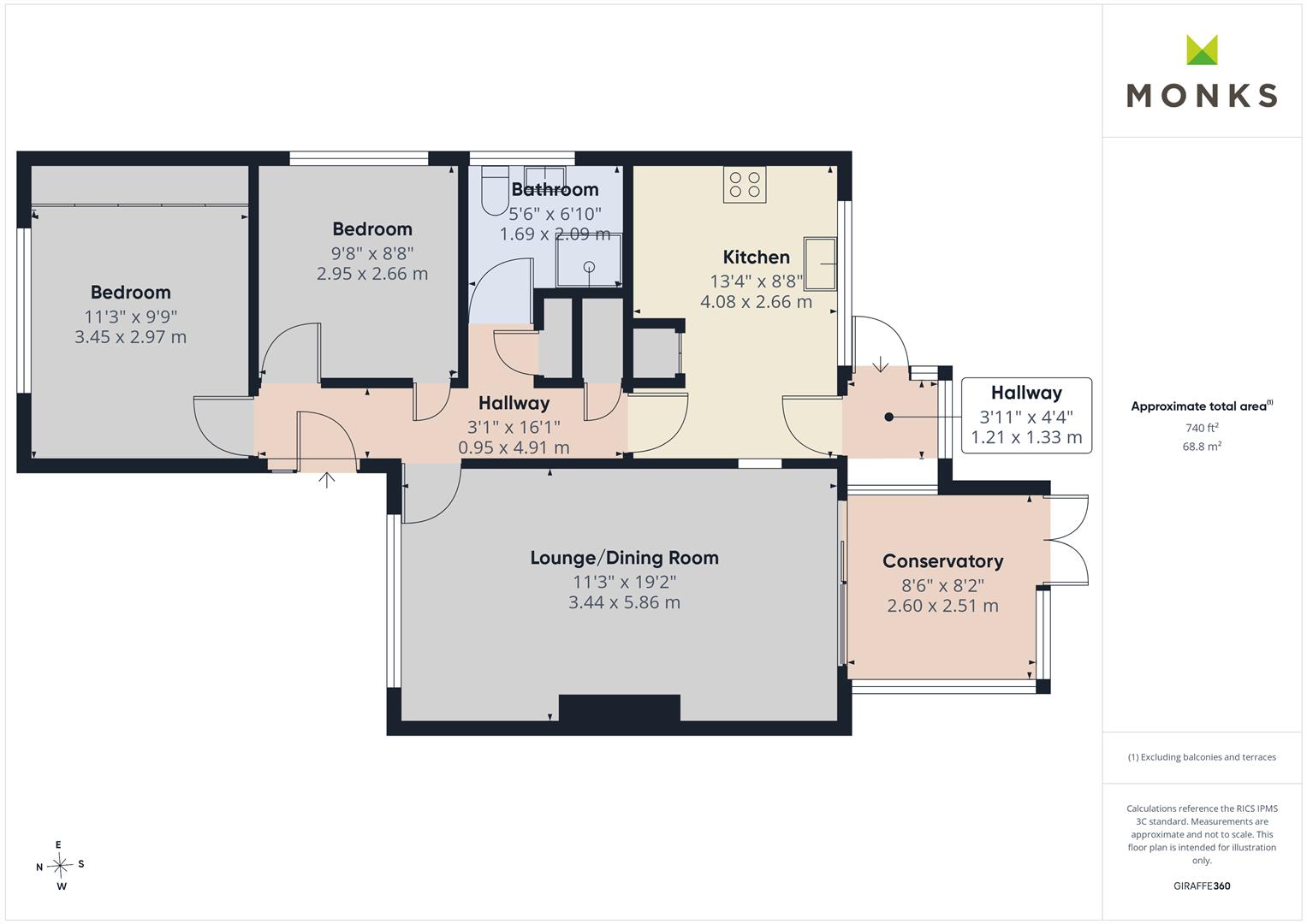 14, Hazlitt Place, Shropshire floorplan