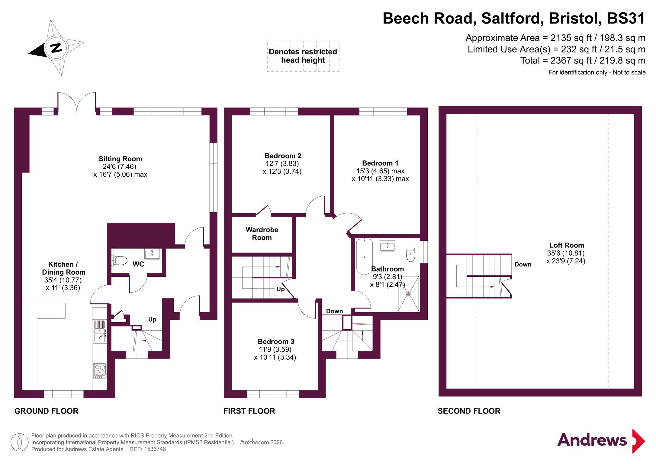 Beech Road, Bristol floorplan